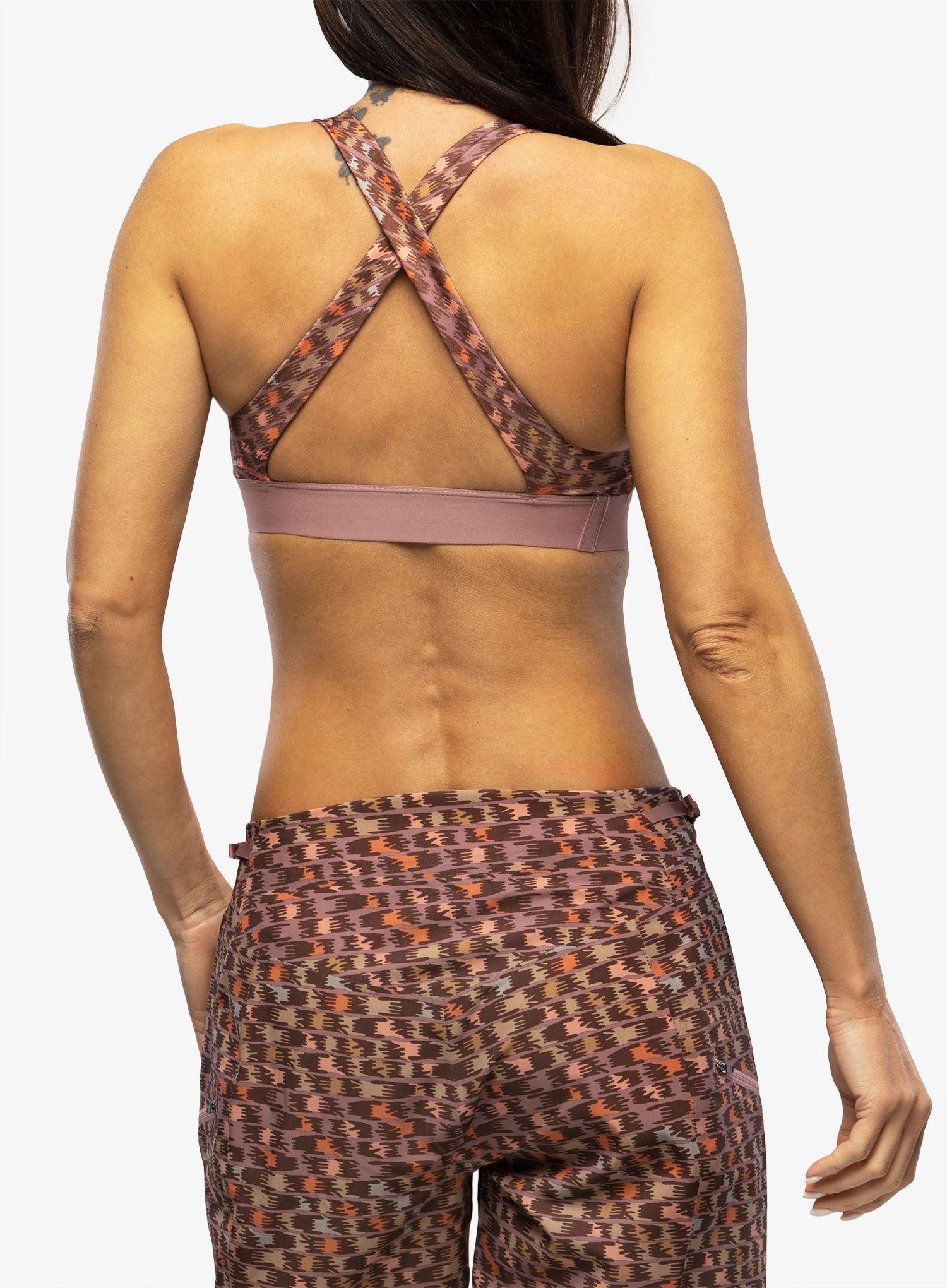 Športni nedrček Patagonia Switchback Sports Bra - evening mauve