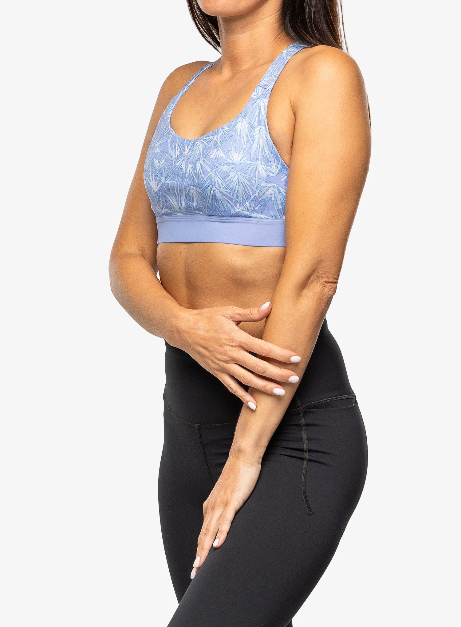 Športni nedrček Patagonia Switchback Sports Bra - grasslands/pale