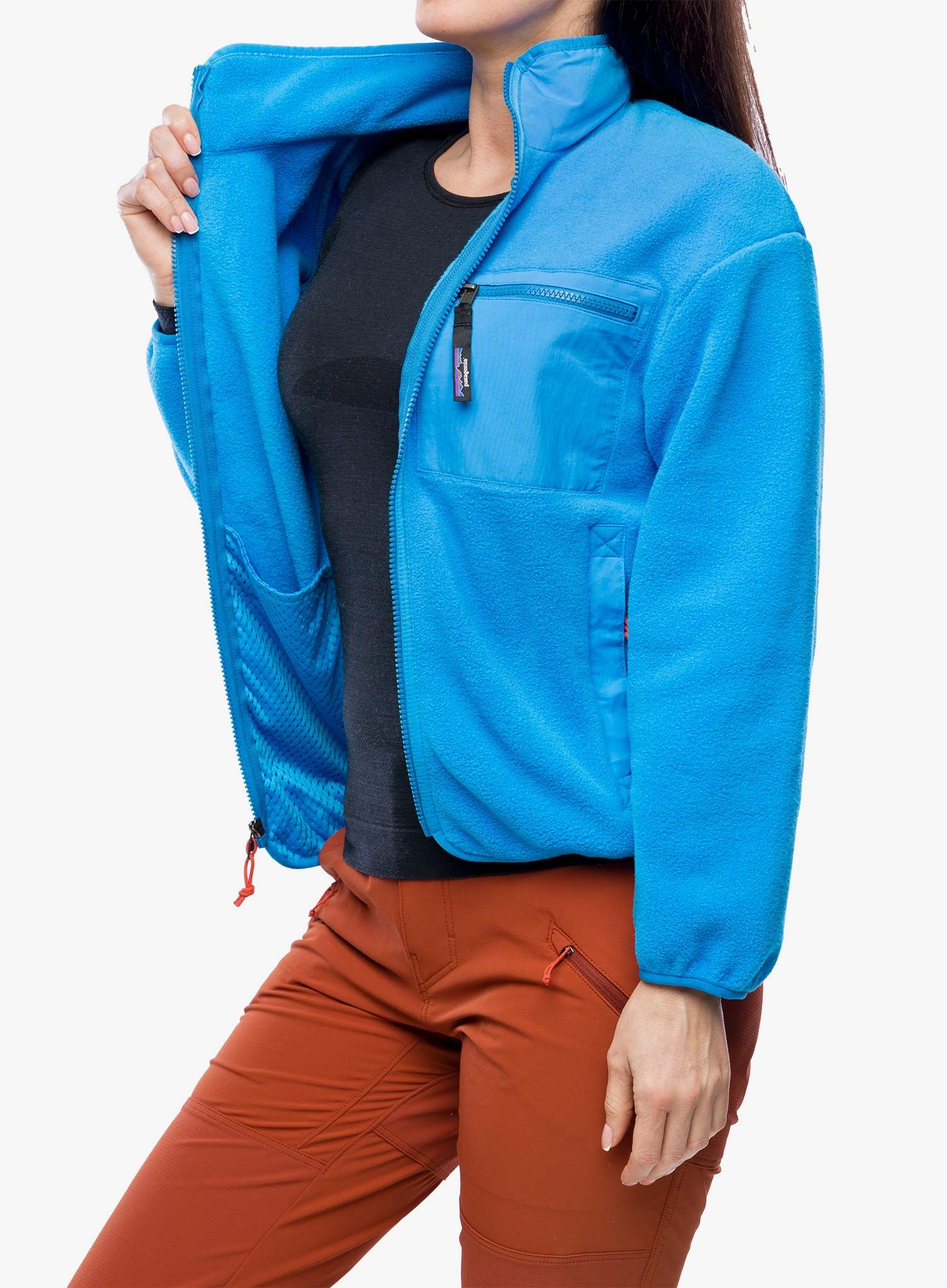 Ženski flis Patagonia Synch Jkt - vessel blue