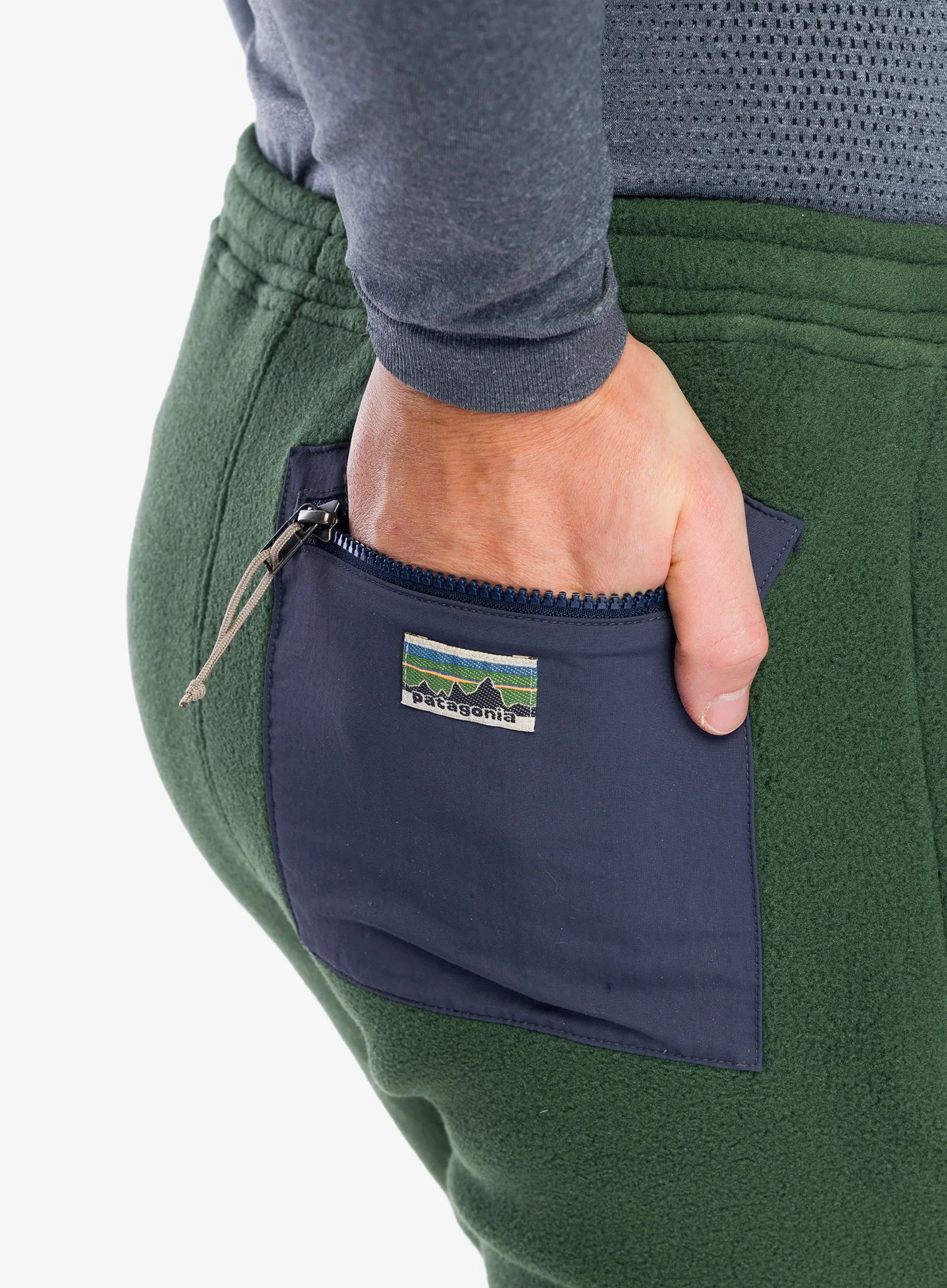 Hlače Patagonia Synch Pants - torrey pine green