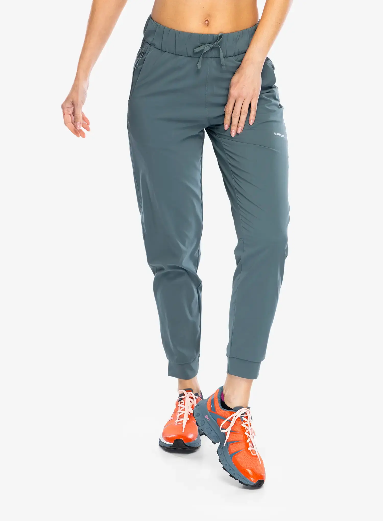 Ženske hlače Patagonia Terrebonne Joggers - lose it nouveau green