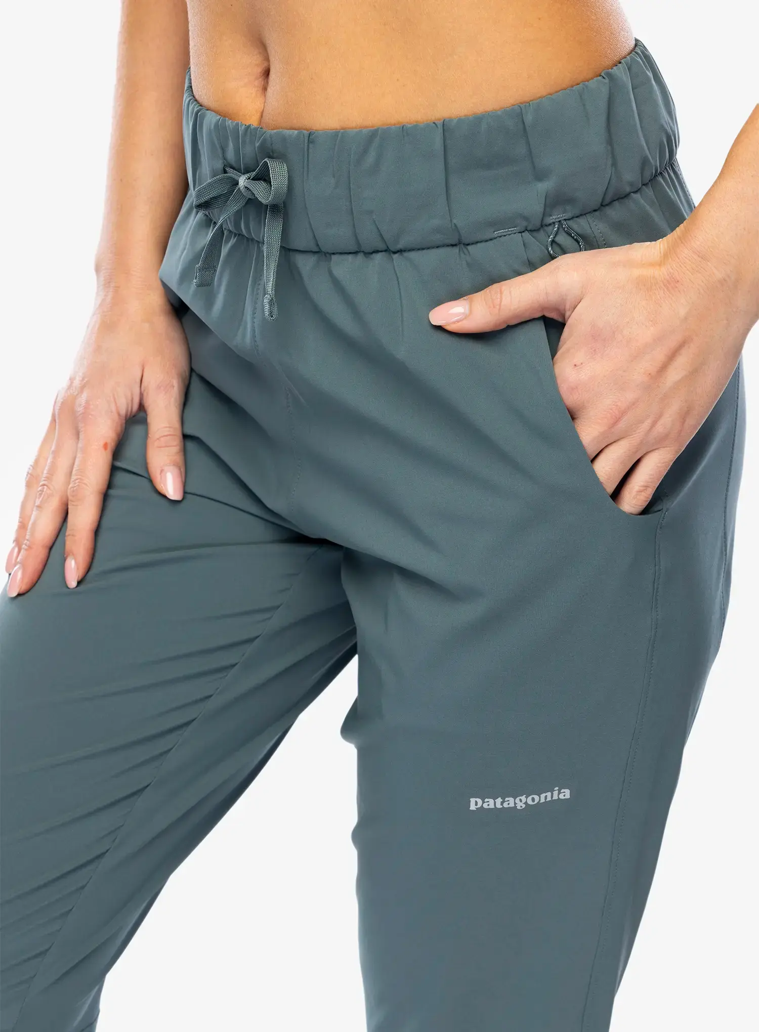 Ženske hlače Patagonia Terrebonne Joggers - lose it nouveau green