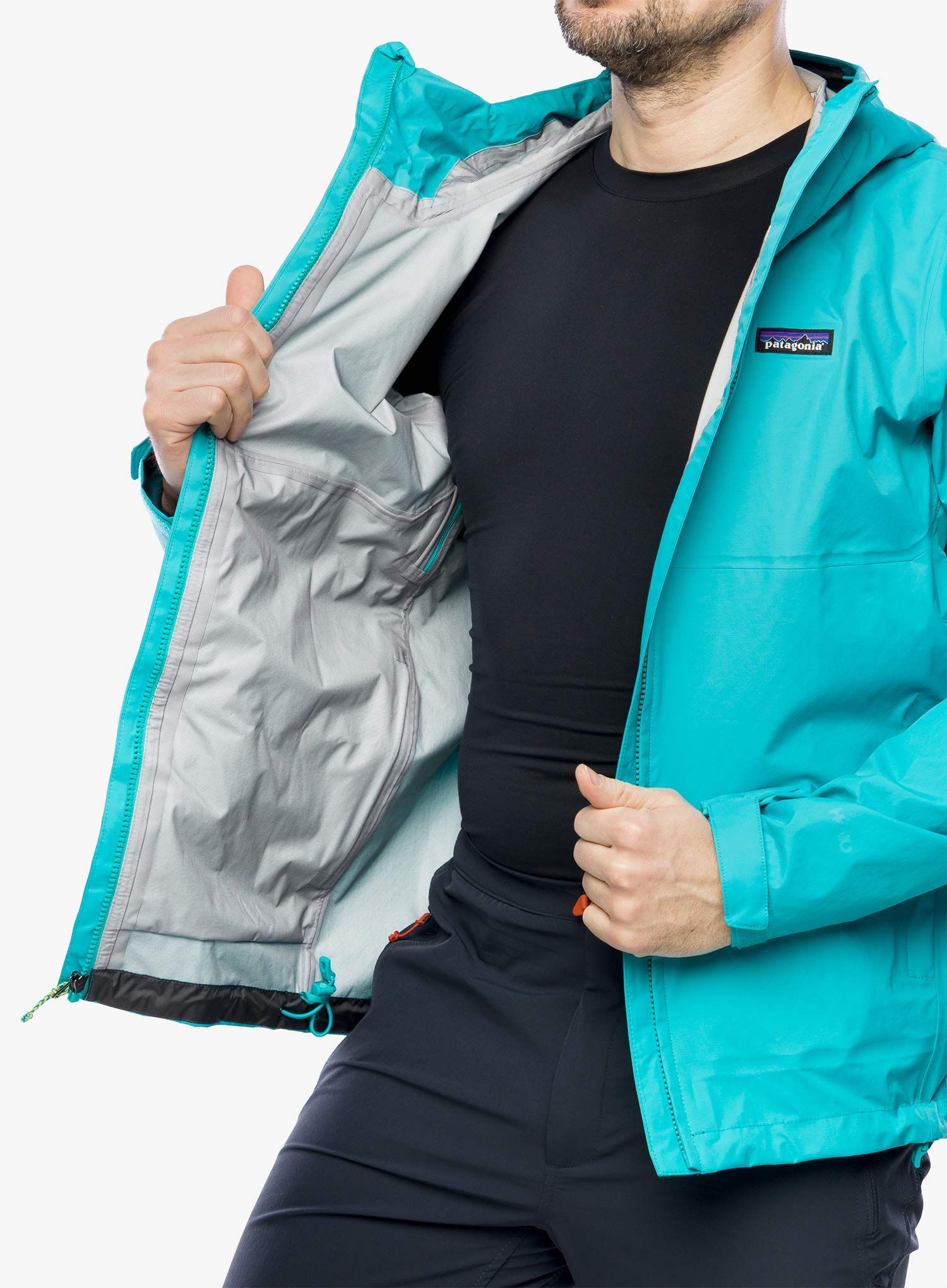 Nepremočljiva jakna Patagonia Torrentshell 3L Jacket - subtidal blue