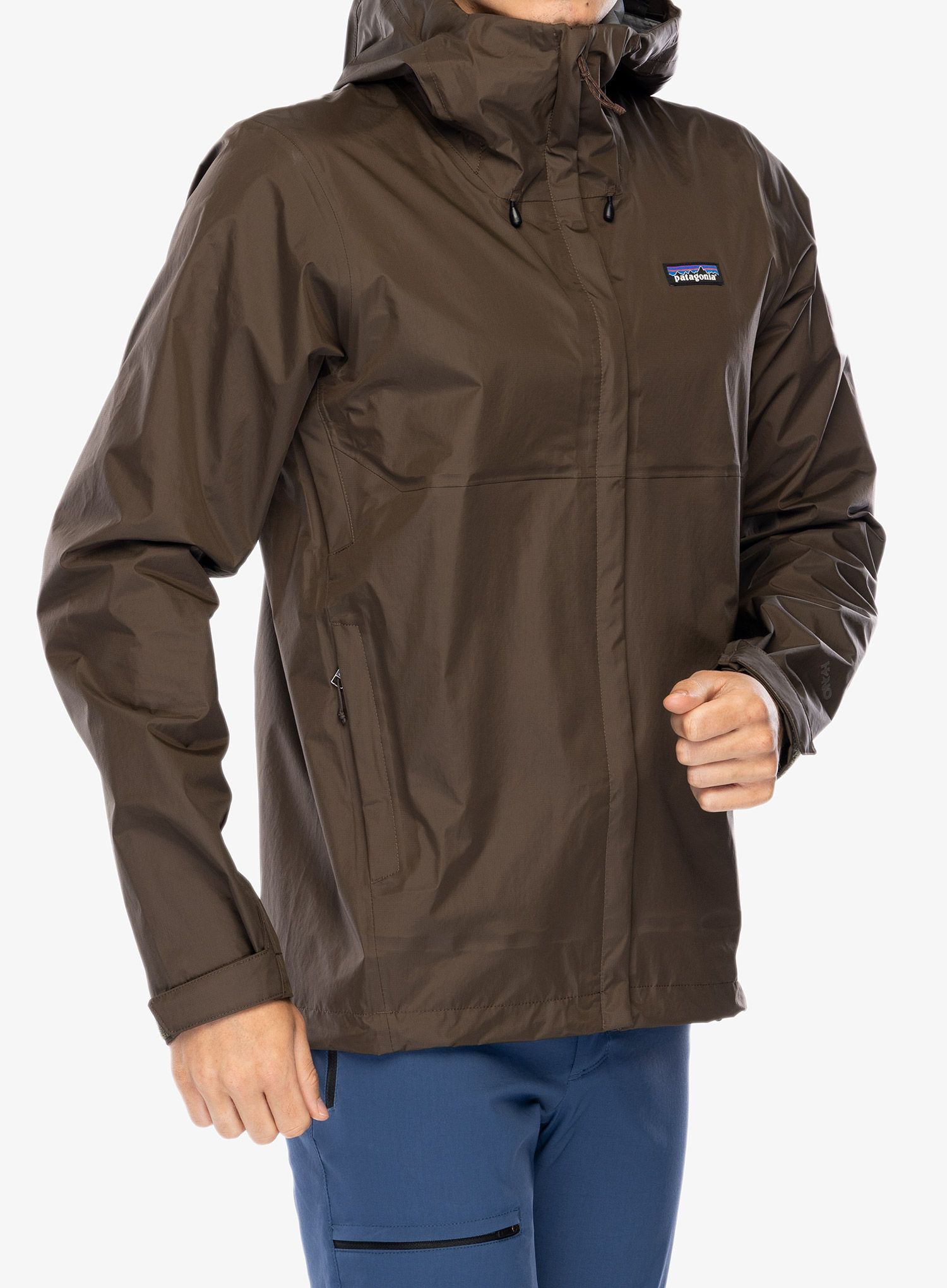 Nepremočljiva jakna Patagonia Torrentshell 3L Jacket - dark walnut