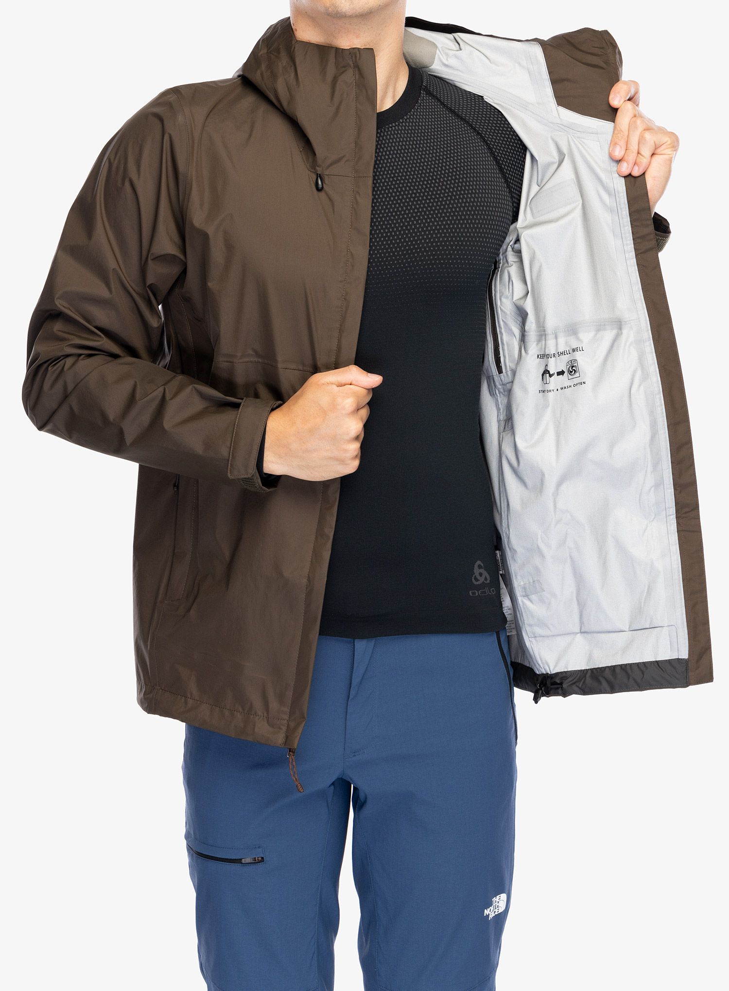 Nepremočljiva jakna Patagonia Torrentshell 3L Jacket - dark walnut