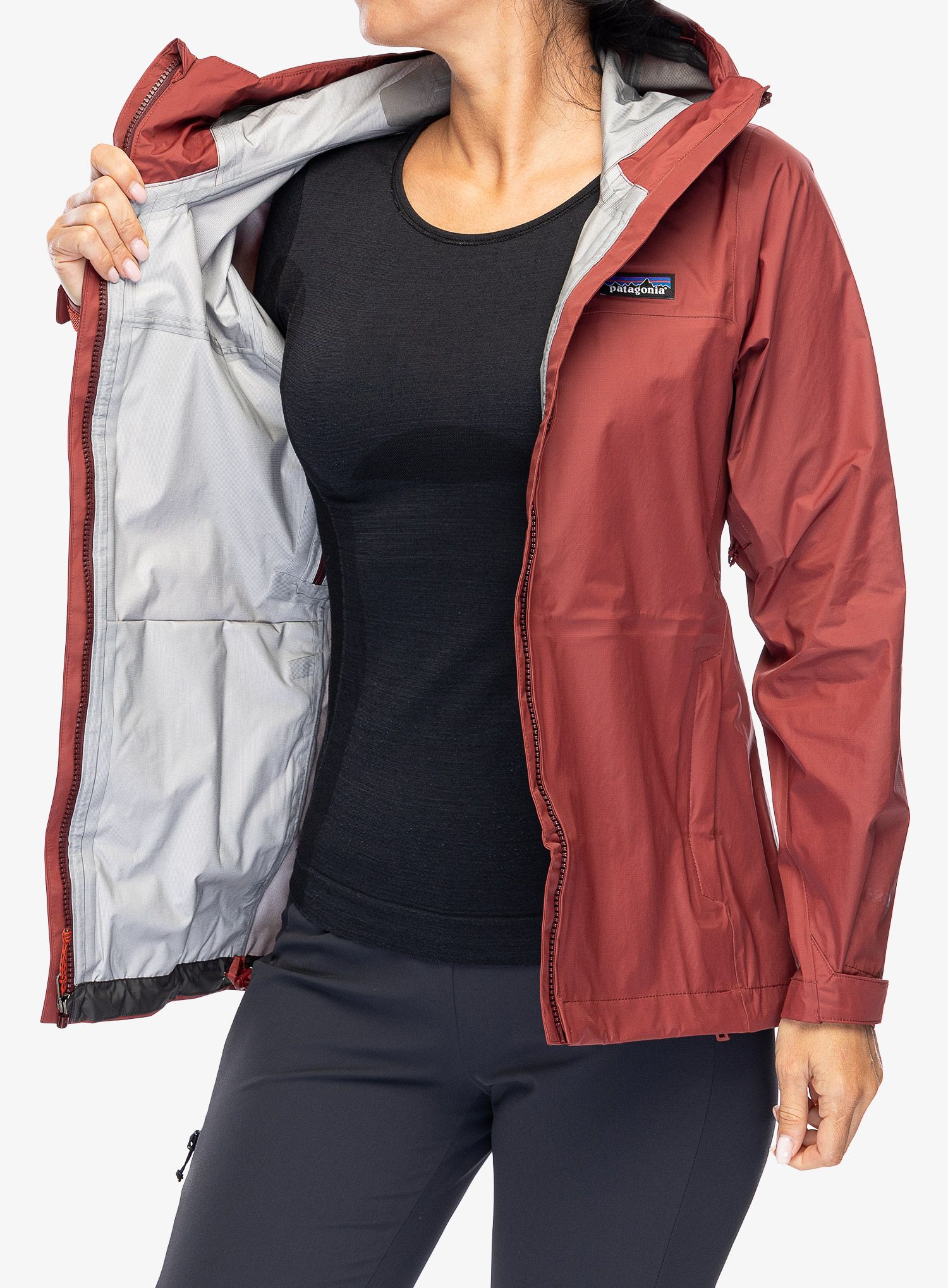 Ženska nepremočljiva jakna Patagonia Torrentshell 3L Jacket - oxide red