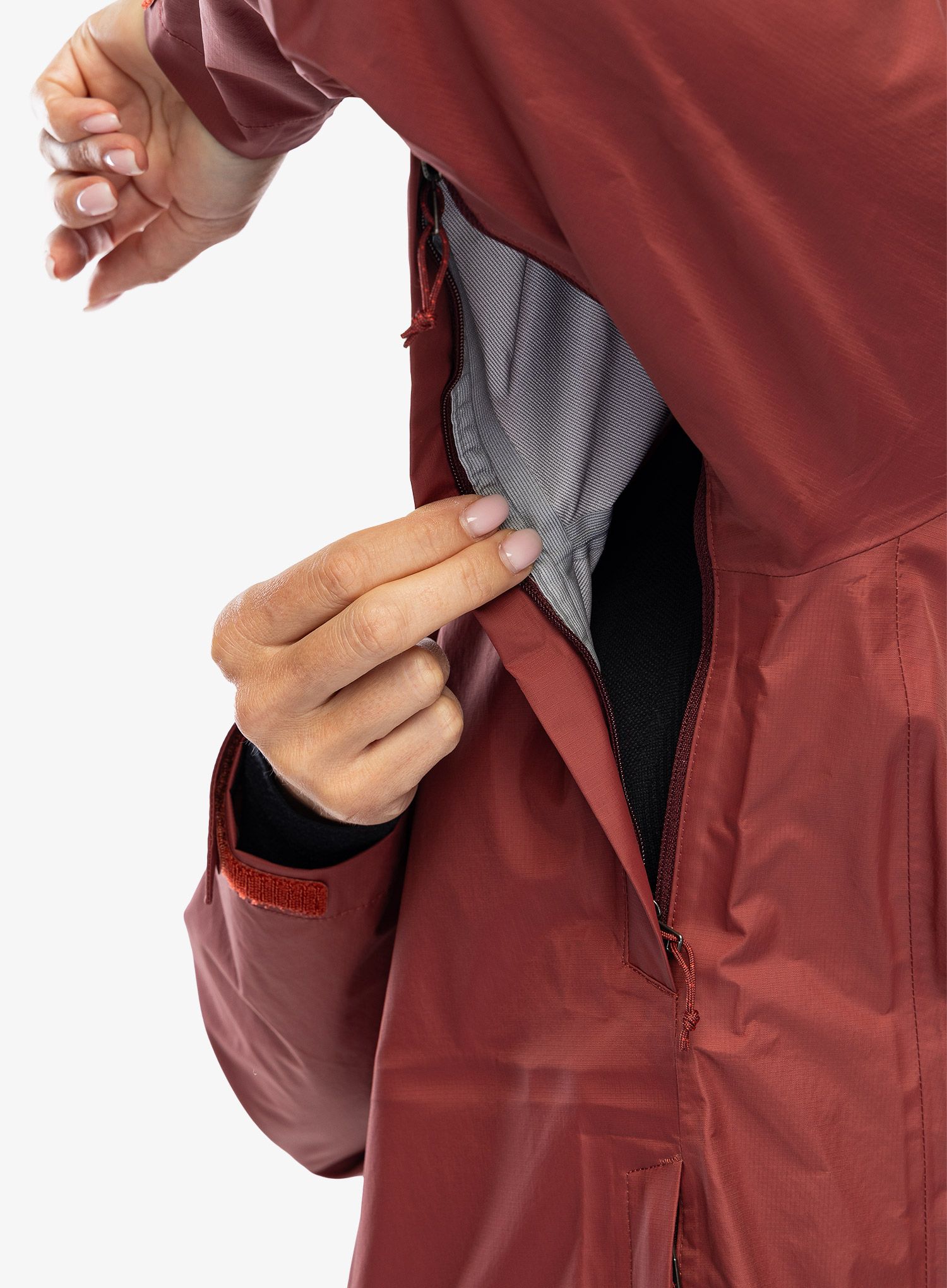 Ženska nepremočljiva jakna Patagonia Torrentshell 3L Jacket - oxide red