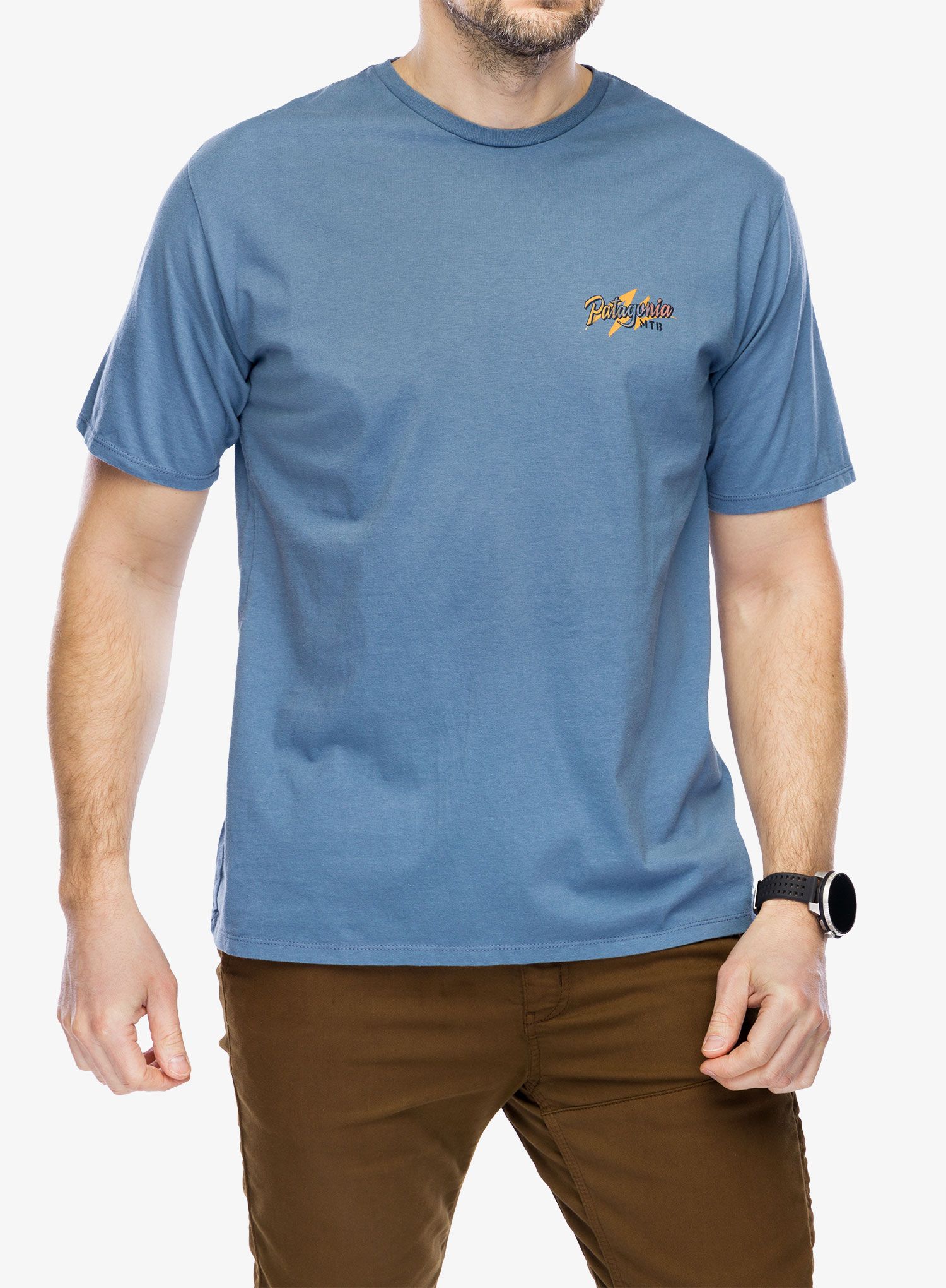 Majica s kratkimi rokavi Patagonia Trail Hound Organic T-Shirt - utility blue