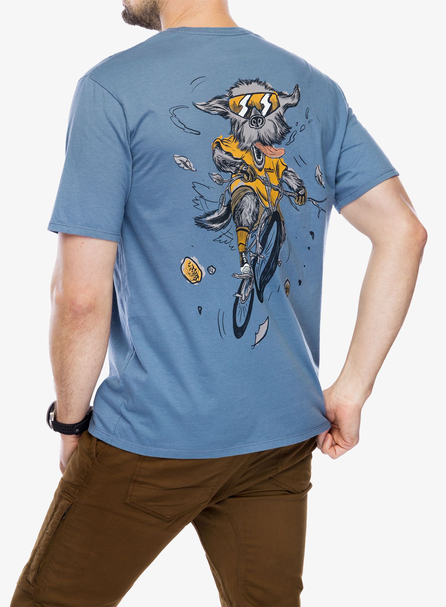 Majica s kratkimi rokavi Patagonia Trail Hound Organic T-Shirt - utility blue