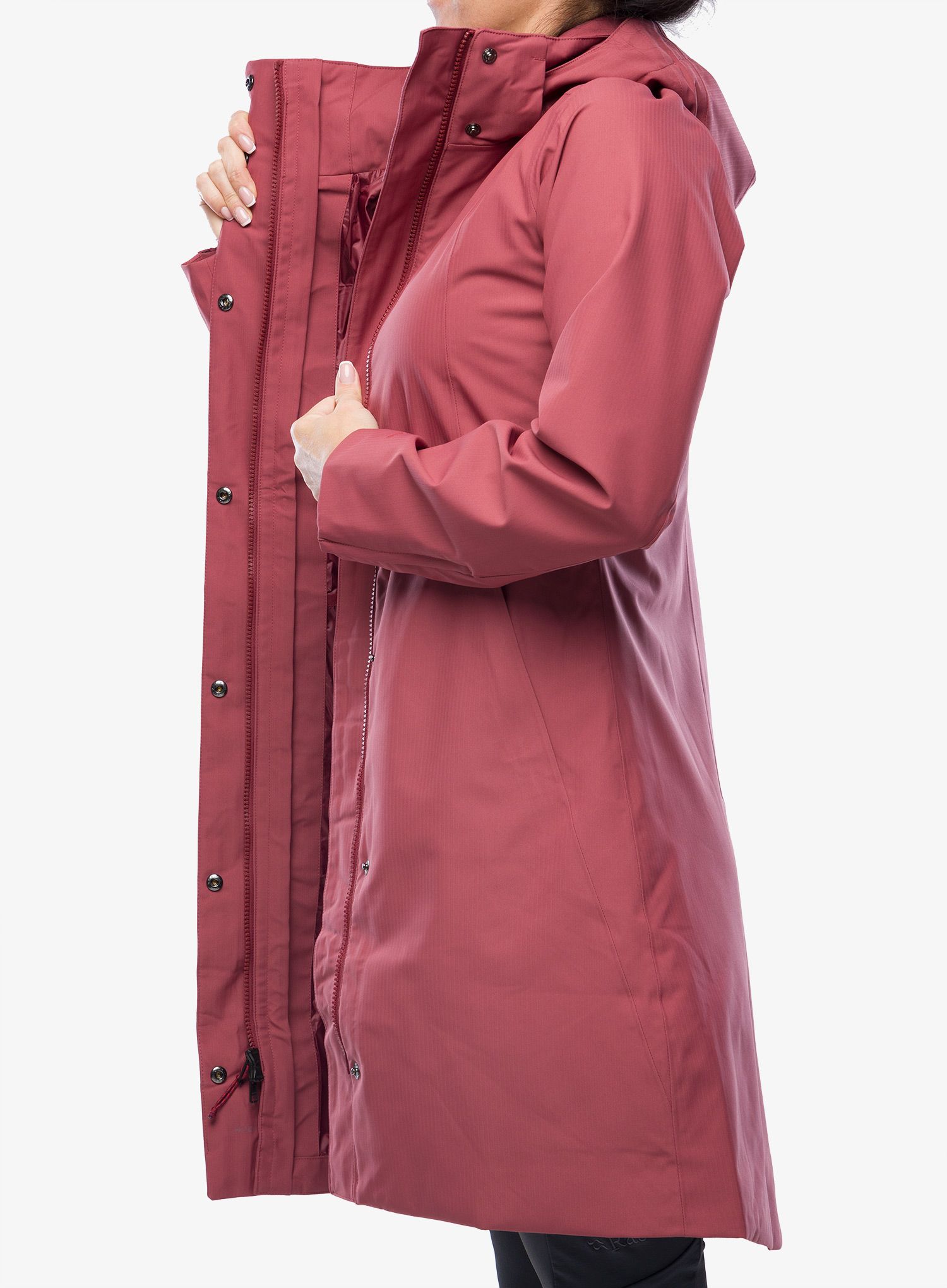 Ženska jakna 3 v 1 Patagonia Tres 3-in-1 Parka - carmine red