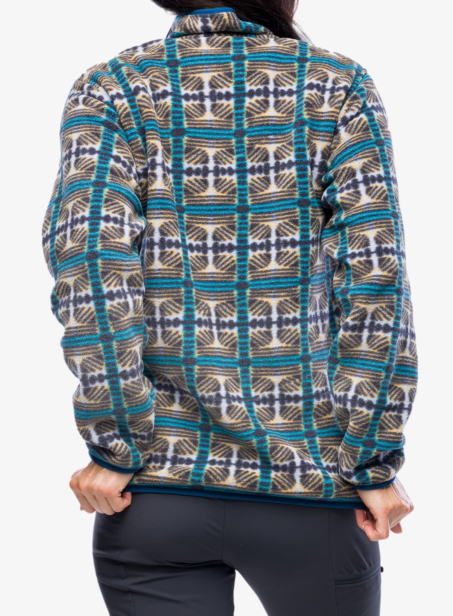Ženski flis Patagonia Lightweight Synch Snap-T Pullover - snow beam/pale