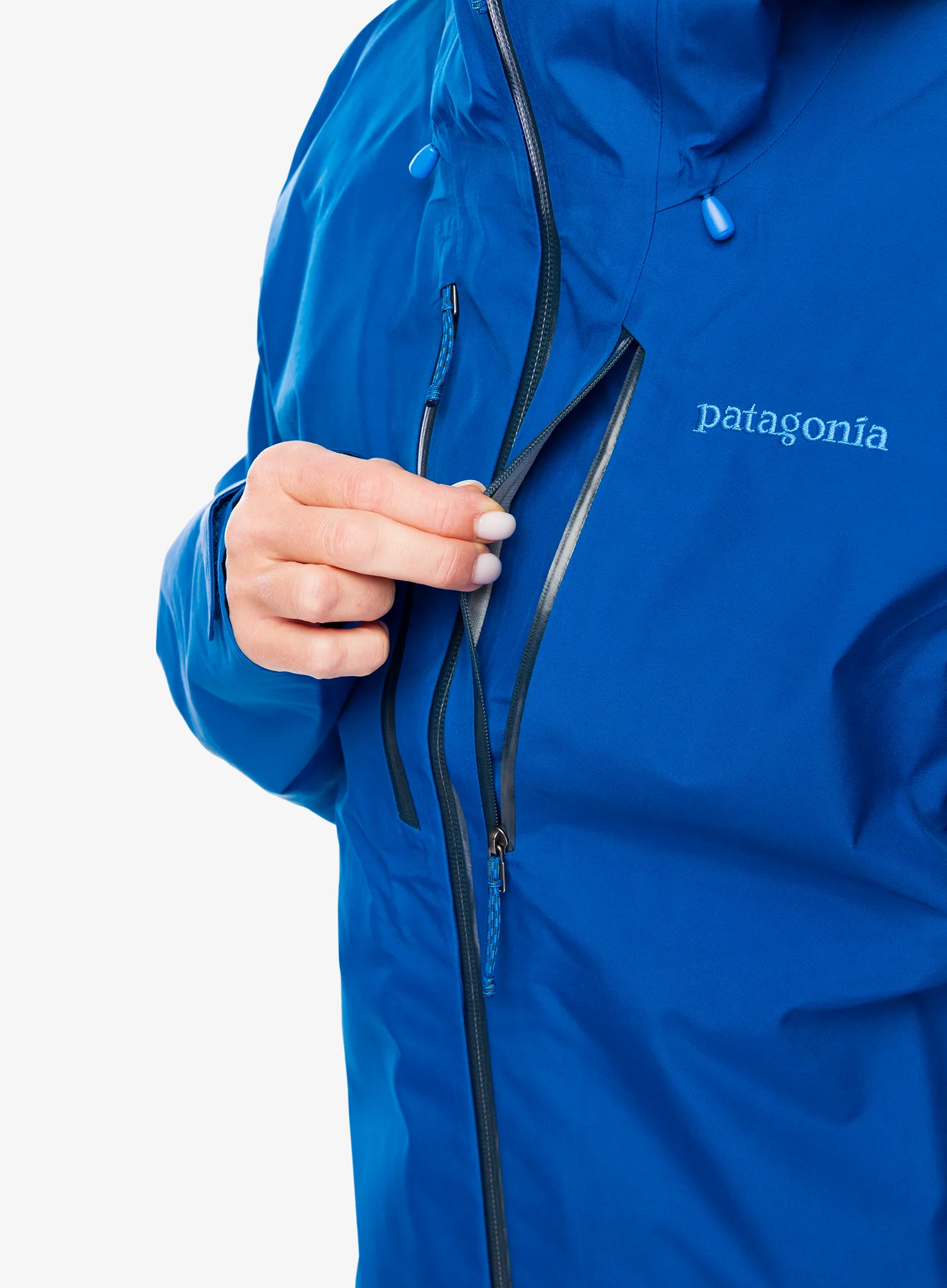 Ženska hardshell jakna Patagonia Triolet Jacket - endles blue