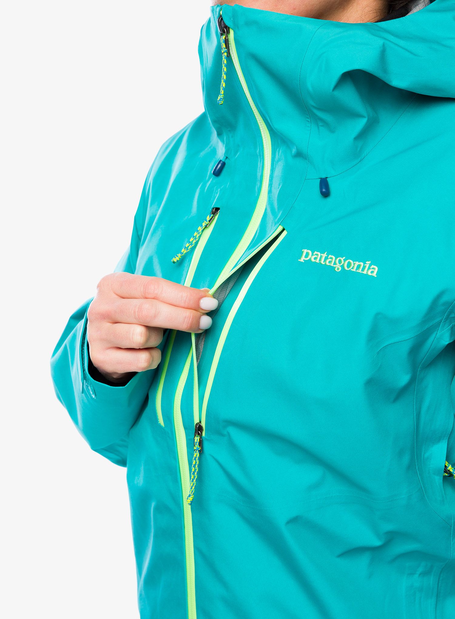 Ženska hardshell jakna Patagonia Triolet Jkt - subtidal blue