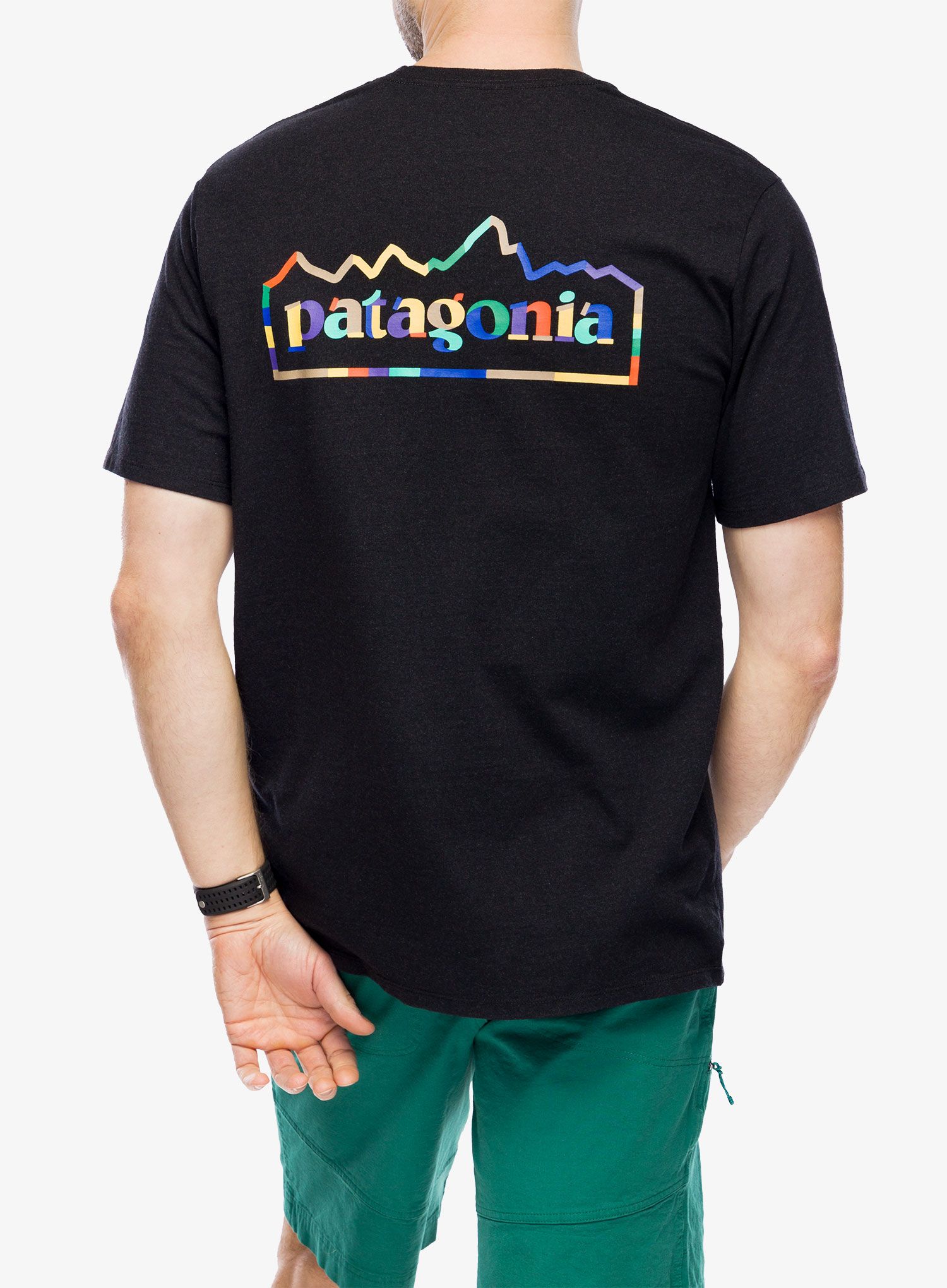 Majica s potiskom Patagonia Unity Fitz Responsibili-Tee - ink black