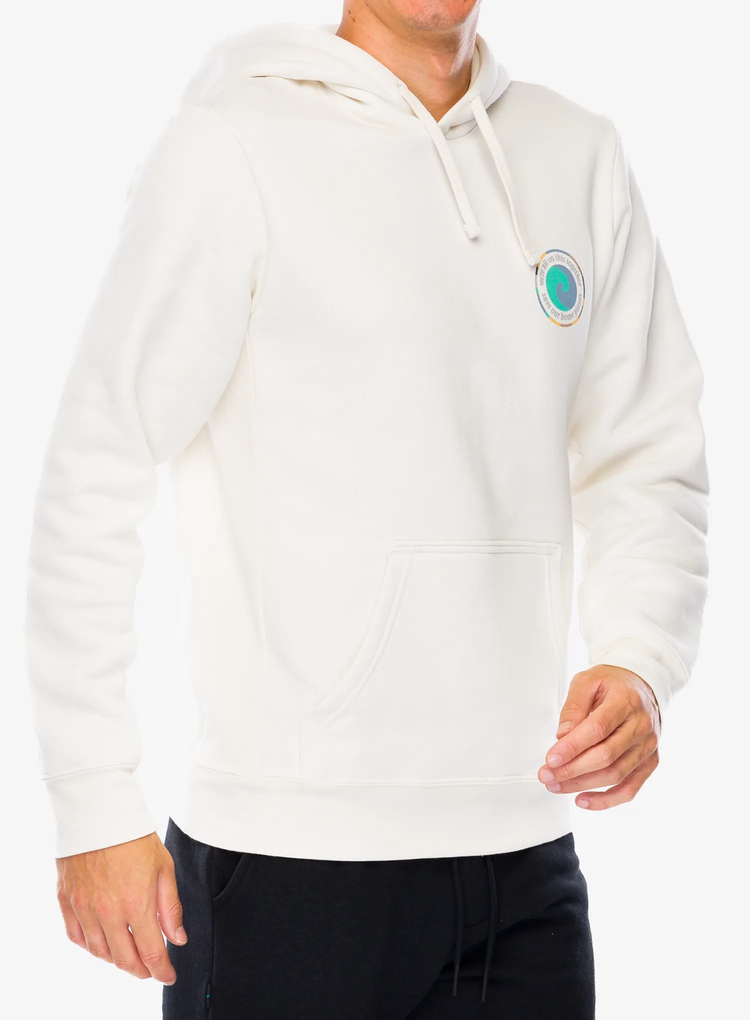Jopica s kapuco Patagonia Unity Fitz Uprisal Hoody - birch white