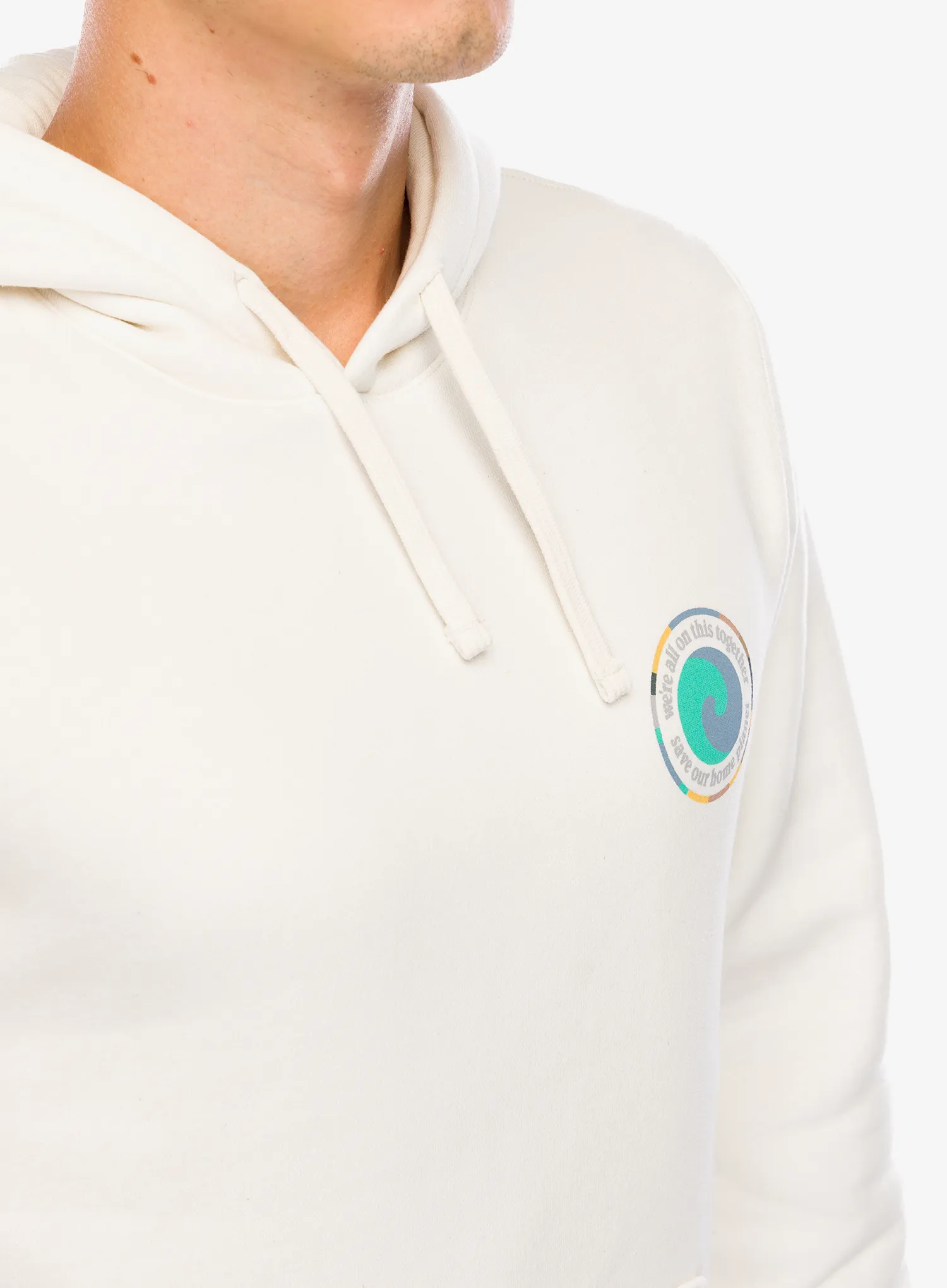 Jopica s kapuco Patagonia Unity Fitz Uprisal Hoody - birch white