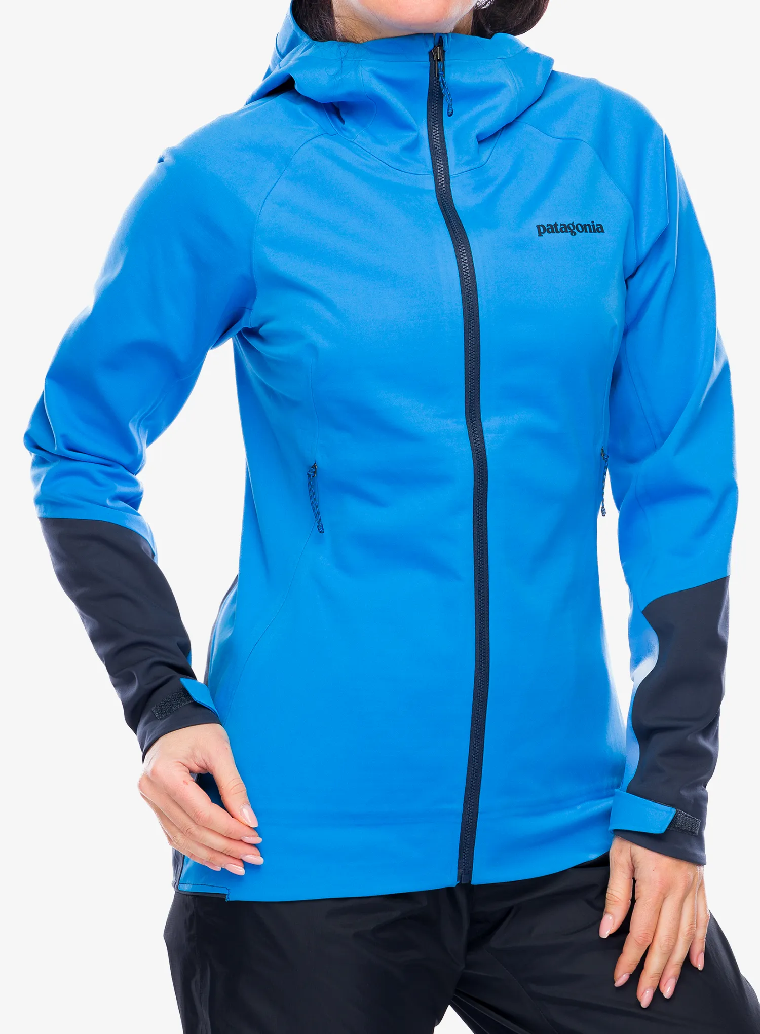 Ženska nepremočljiva jakna Patagonia Upstride Jacket - vessel blue