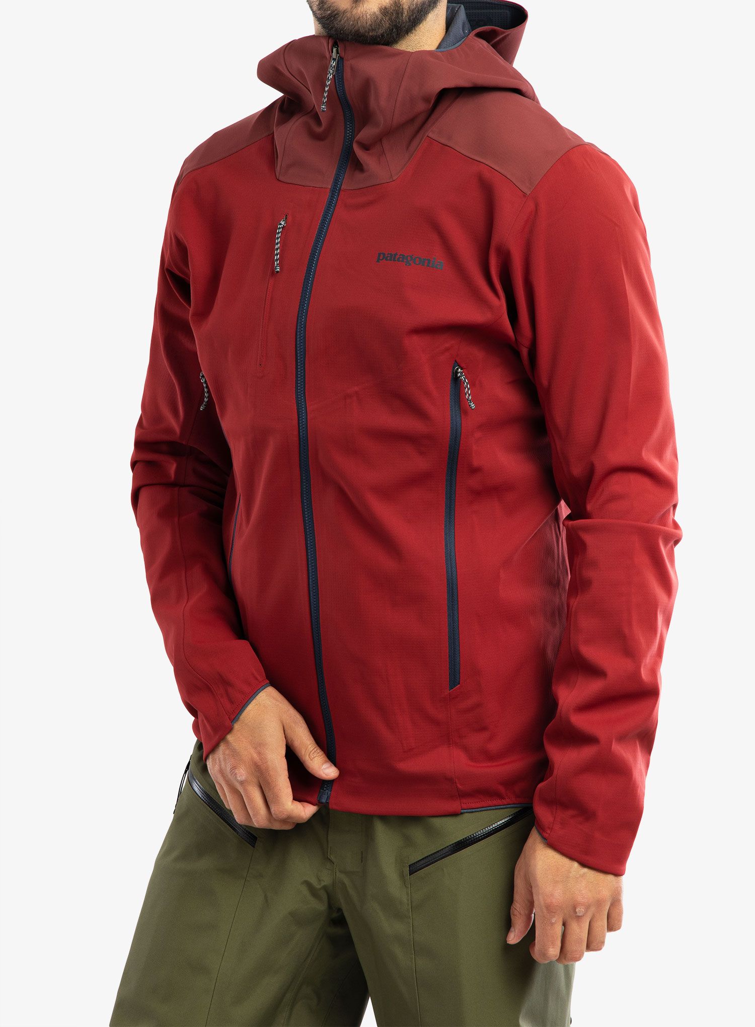 Moška smučarska jakna Patagonia Upstride Jacket - wax red