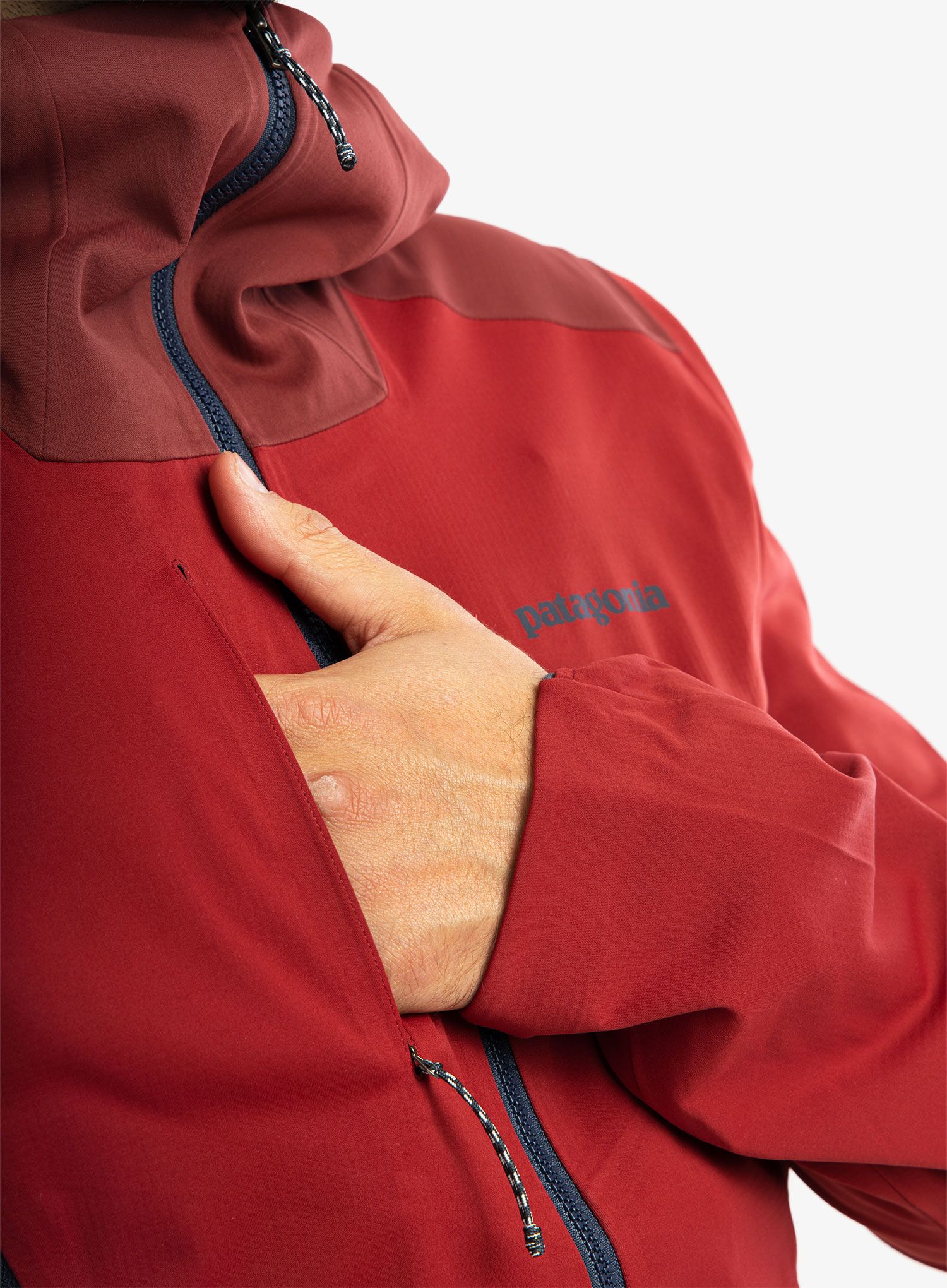 Moška smučarska jakna Patagonia Upstride Jacket - wax red