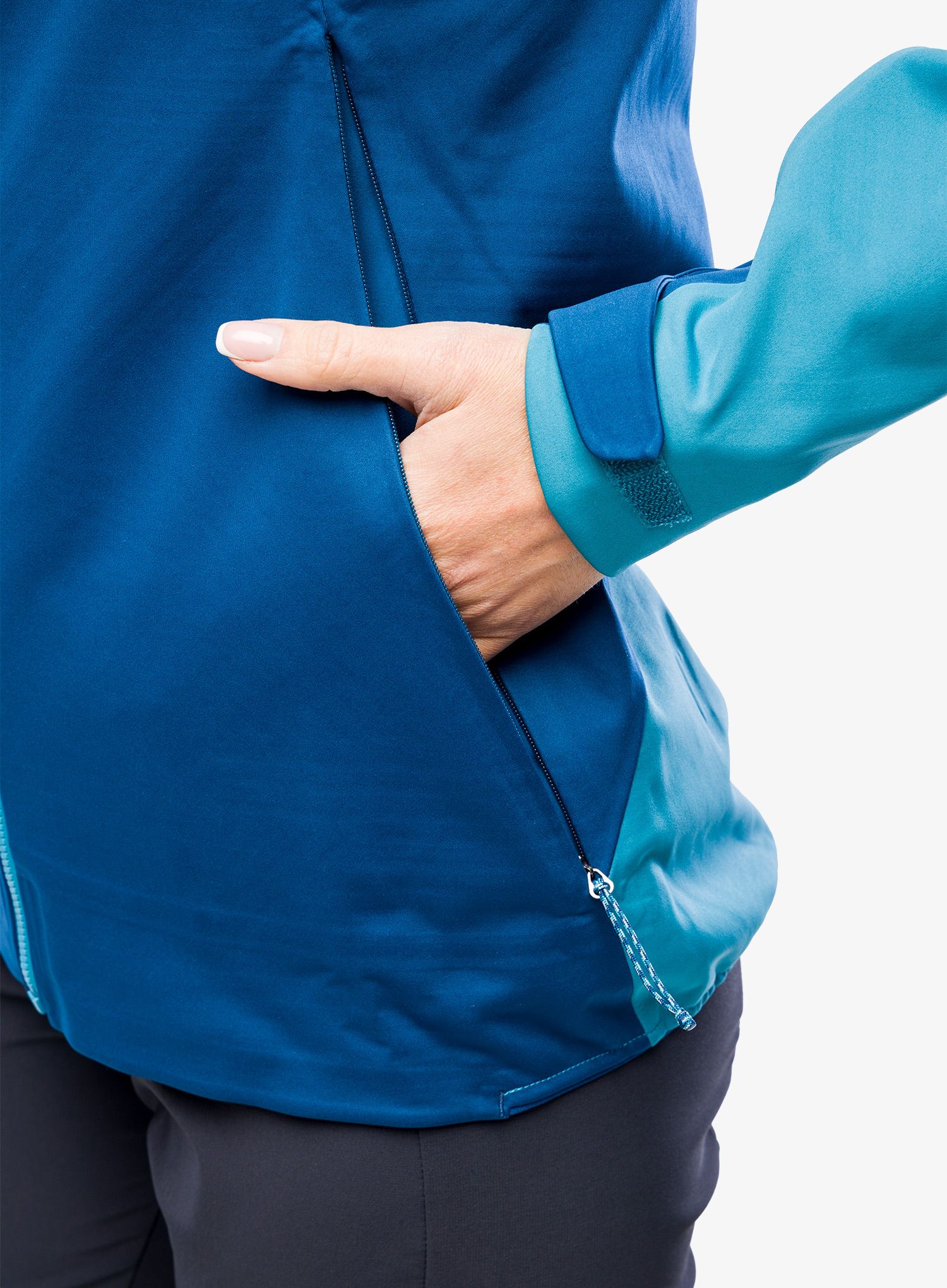 Ženska softshell jakna Patagonia Upstride Jkt - lagom blue