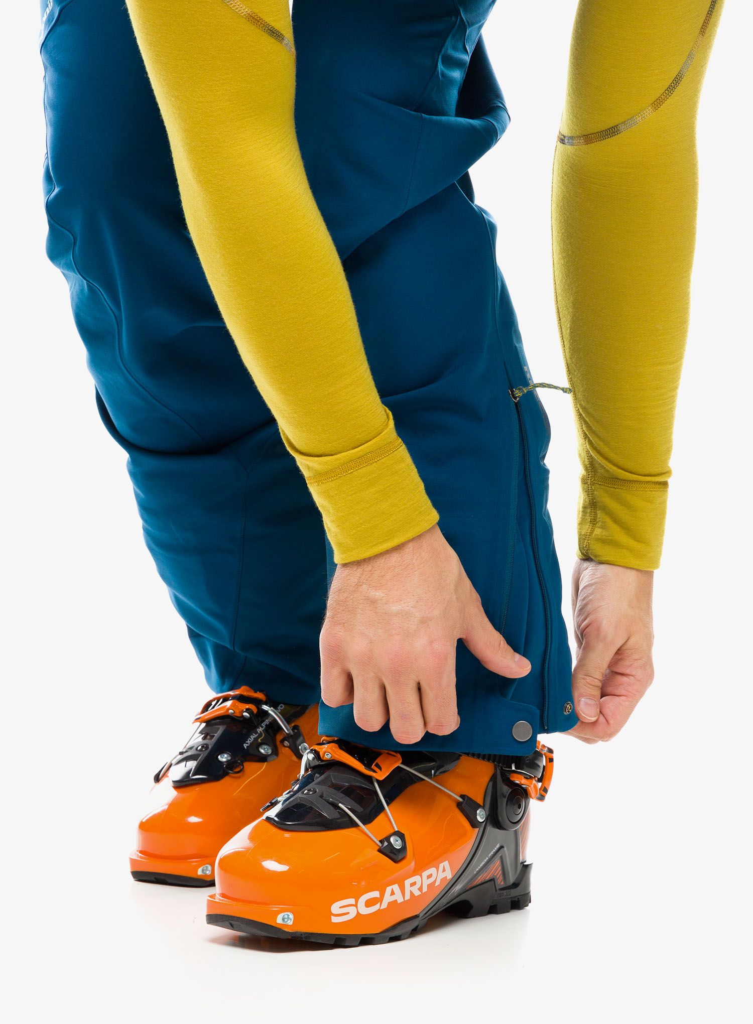Softshell hlače Patagonia Upstride Pants - lagom blue