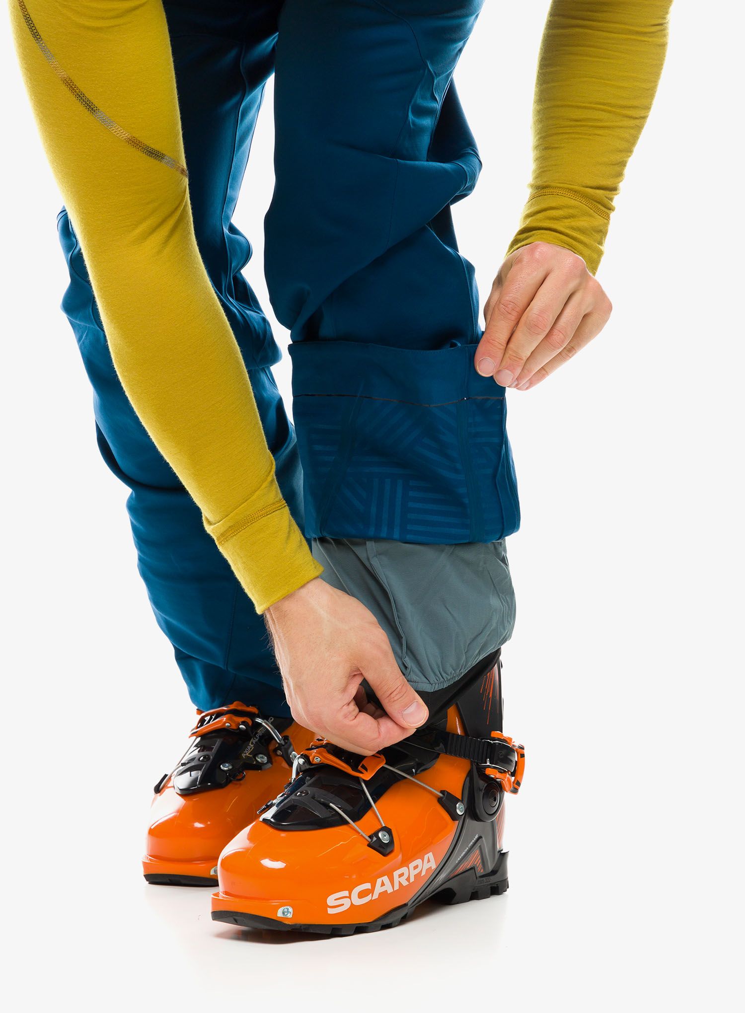 Softshell hlače Patagonia Upstride Pants - lagom blue