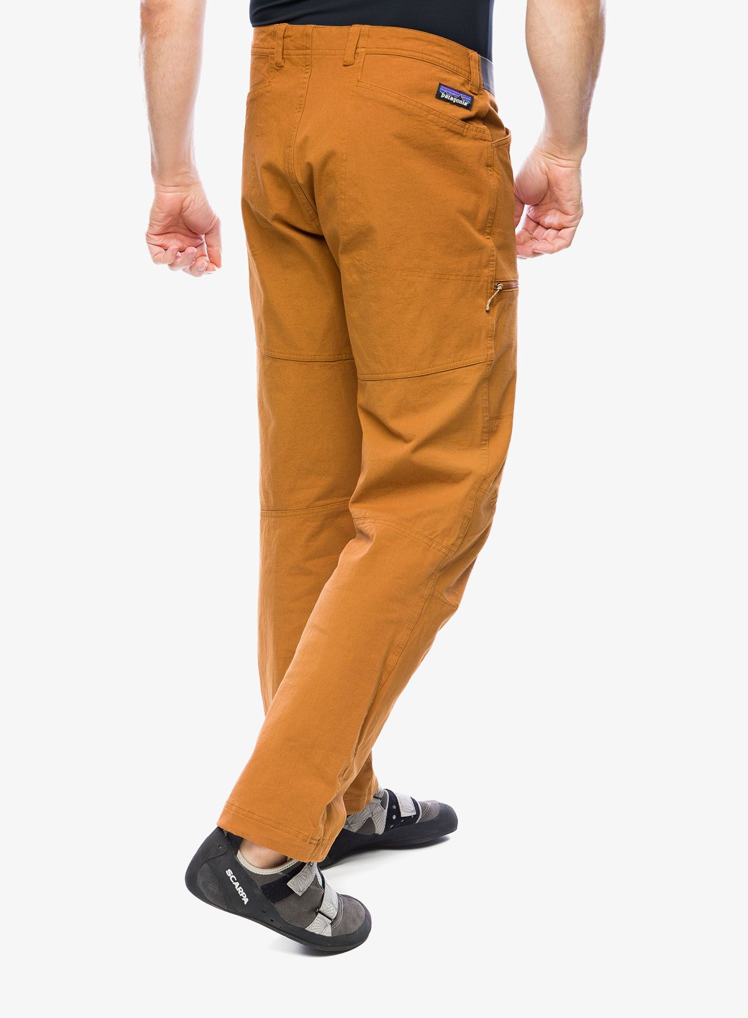 Hlače za plezanje Patagonia Venga Rock Pants - tree ring brown