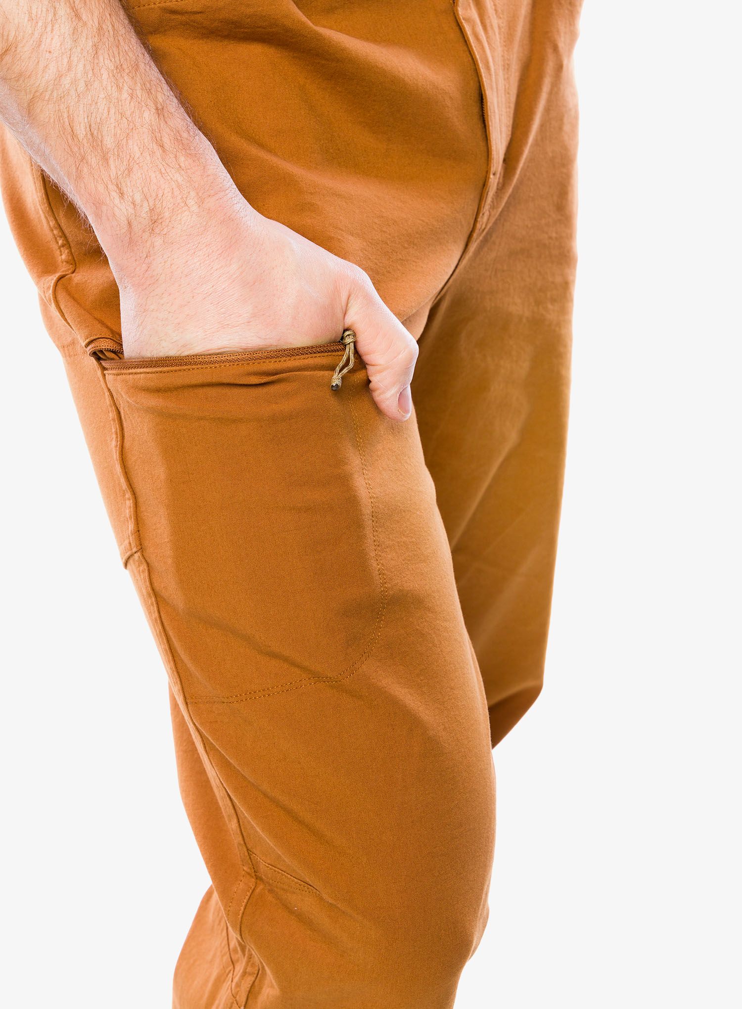 Hlače za plezanje Patagonia Venga Rock Pants - tree ring brown