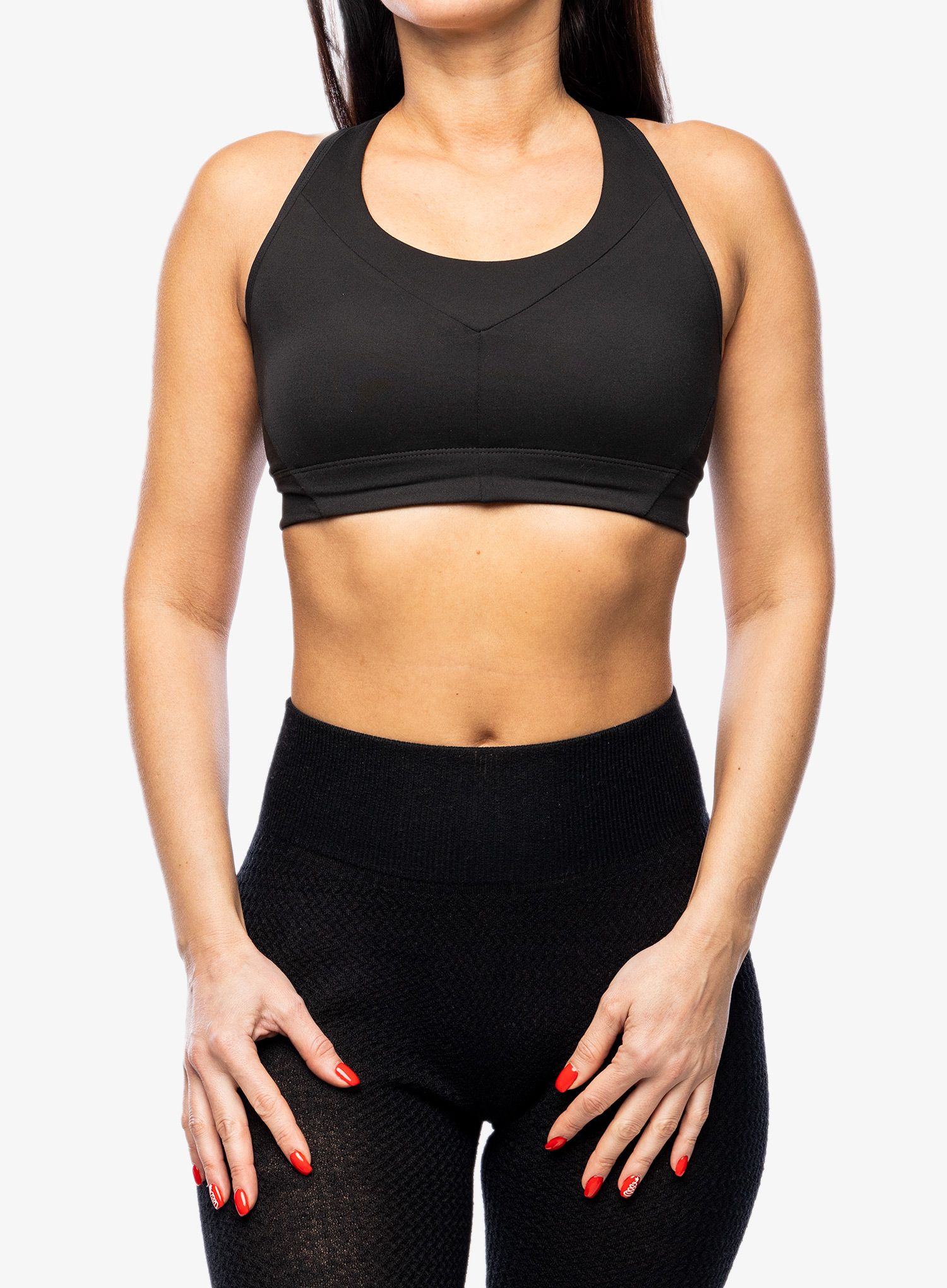 Športni nedrček Patagonia Wild Trails Sports Bra - black