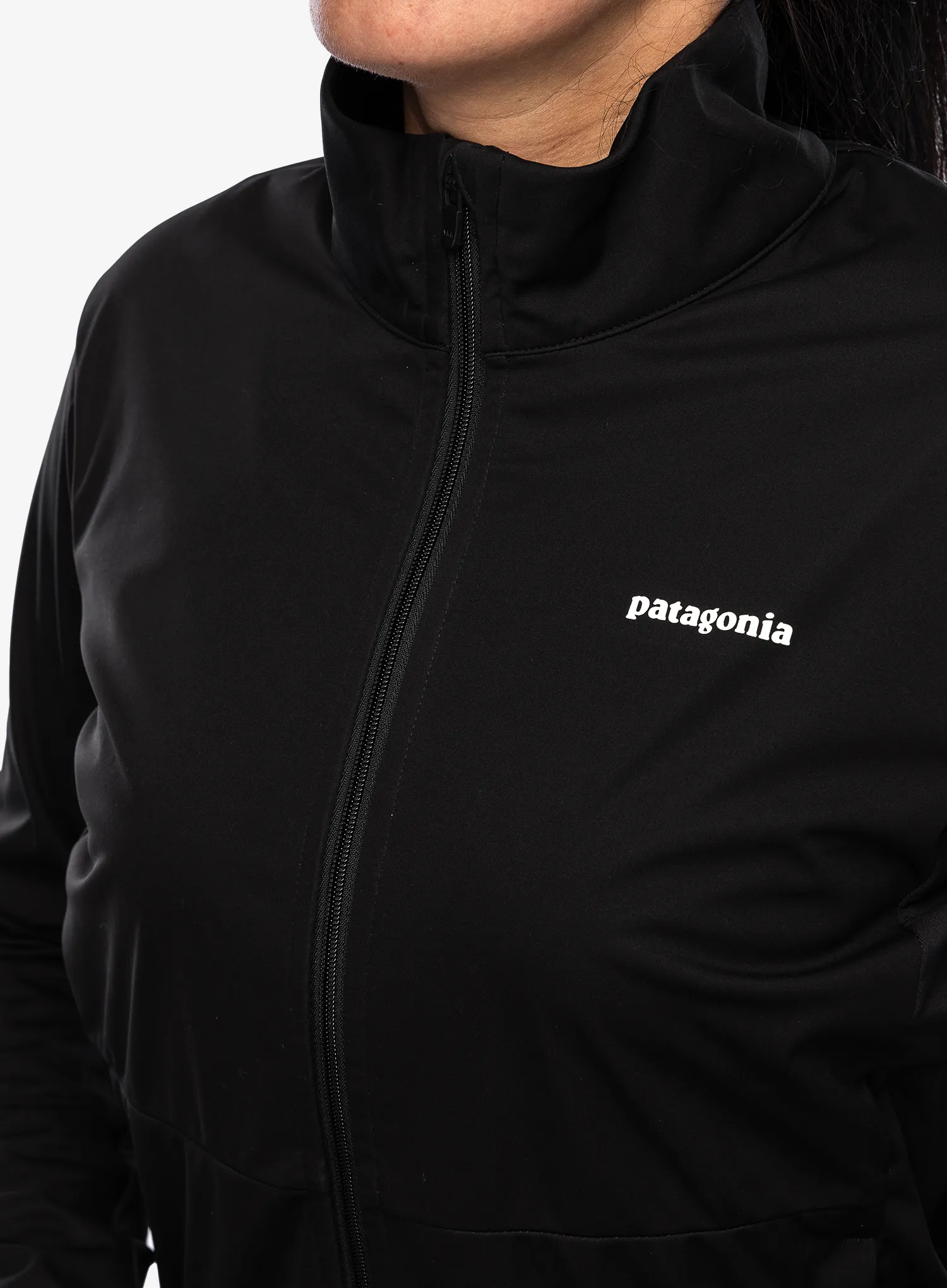 Ženska jakna za tek Patagonia Wind Shield Jacket - black