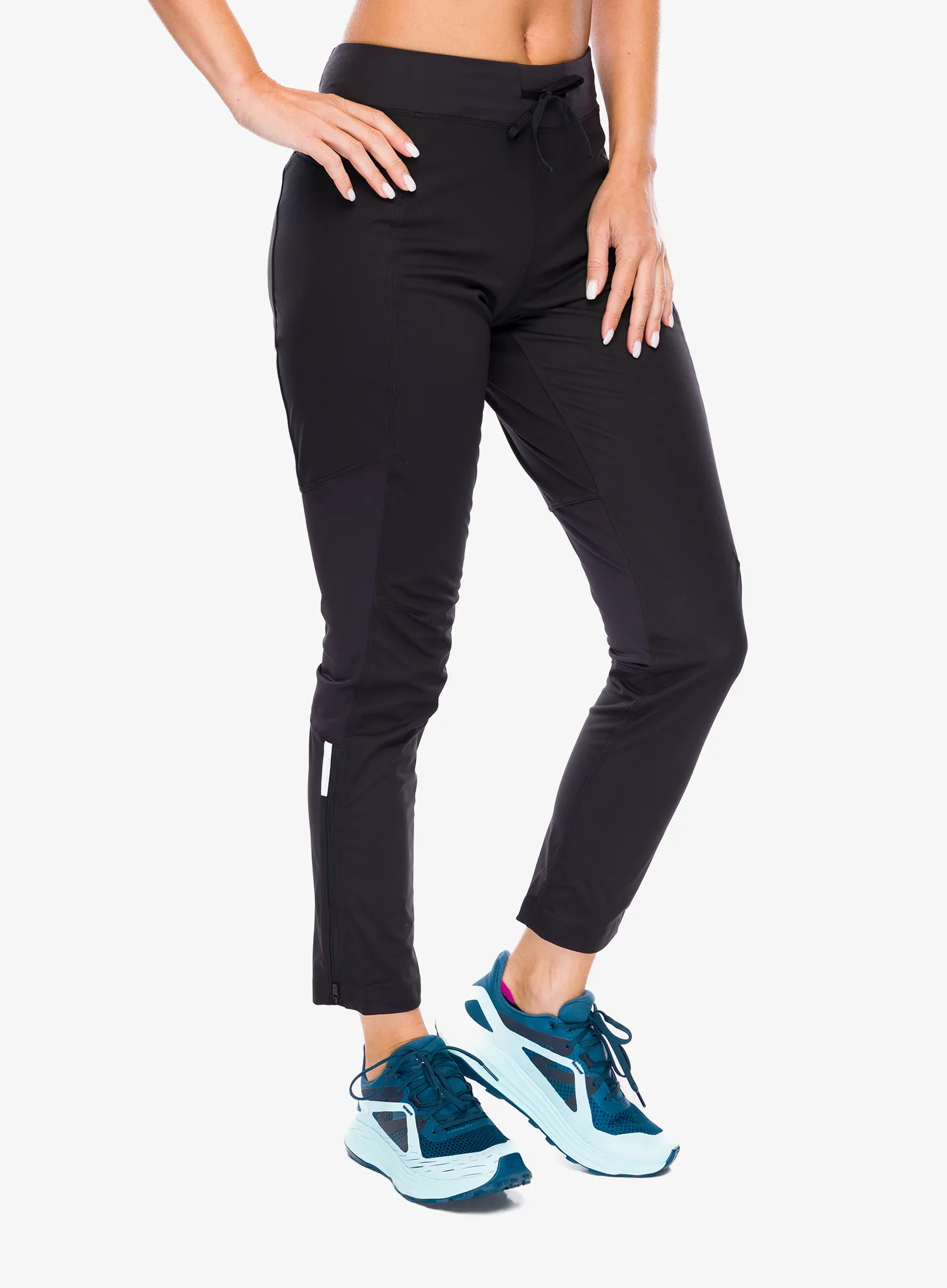 Ženske hlače Patagonia Wind Shield Pants - black