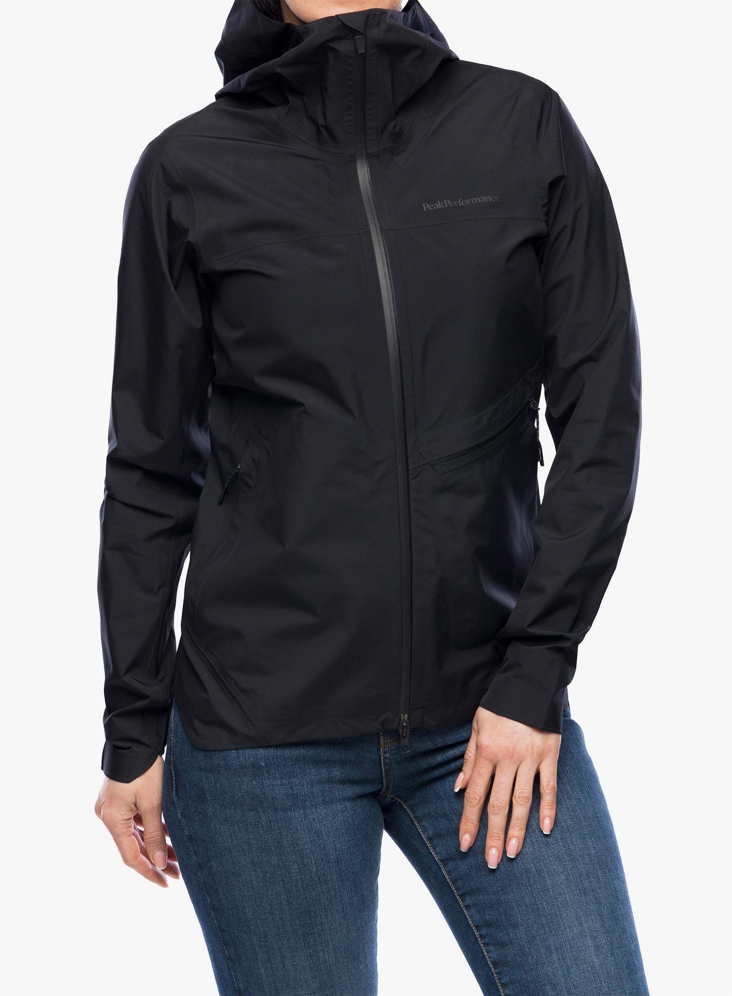 Ženska nepremočljiva jakna Peak Perfomance Commuter GORE-TEX Paclite Jacket - black