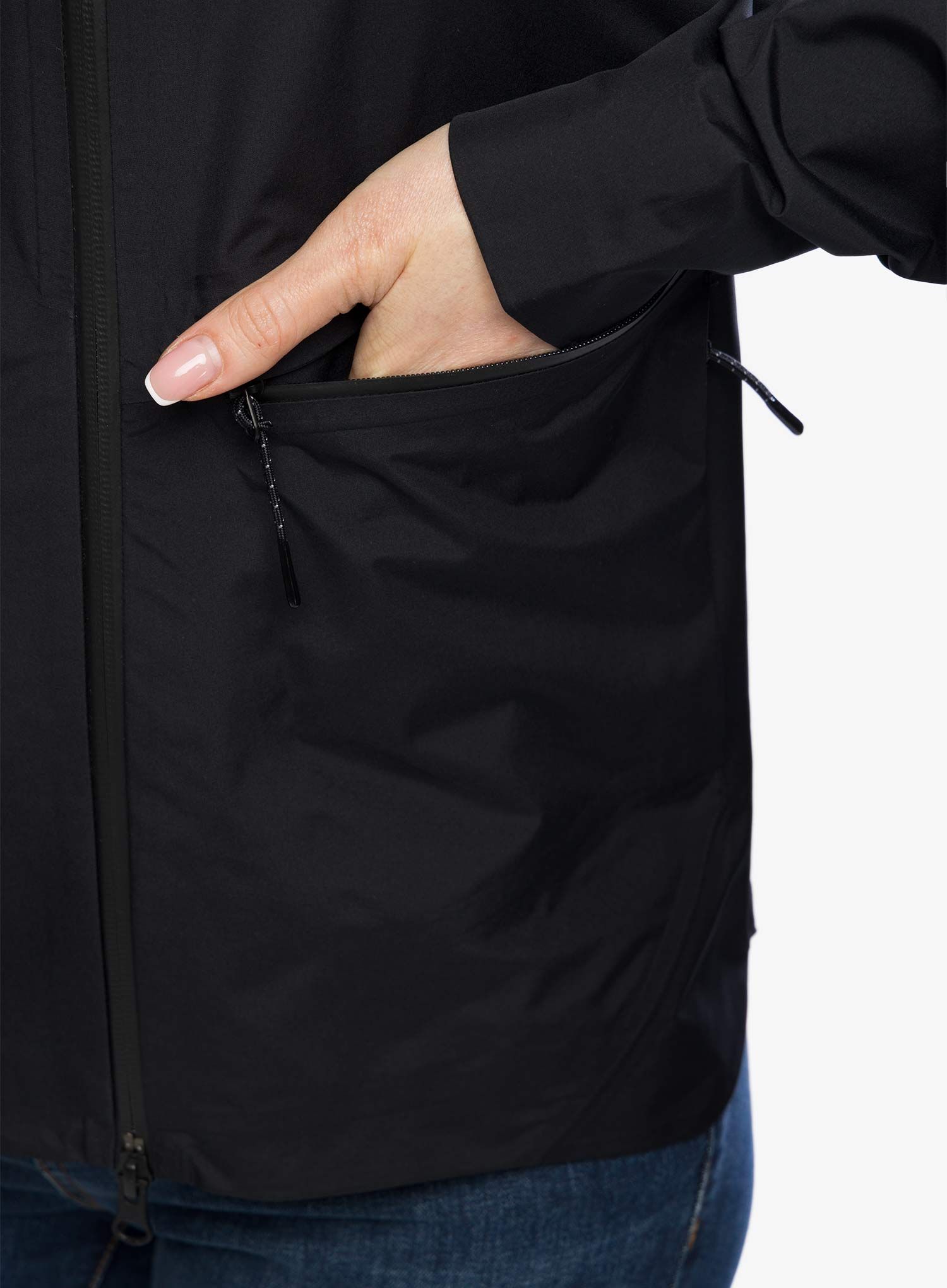 Ženska nepremočljiva jakna Peak Perfomance Commuter GORE-TEX Paclite Jacket - black
