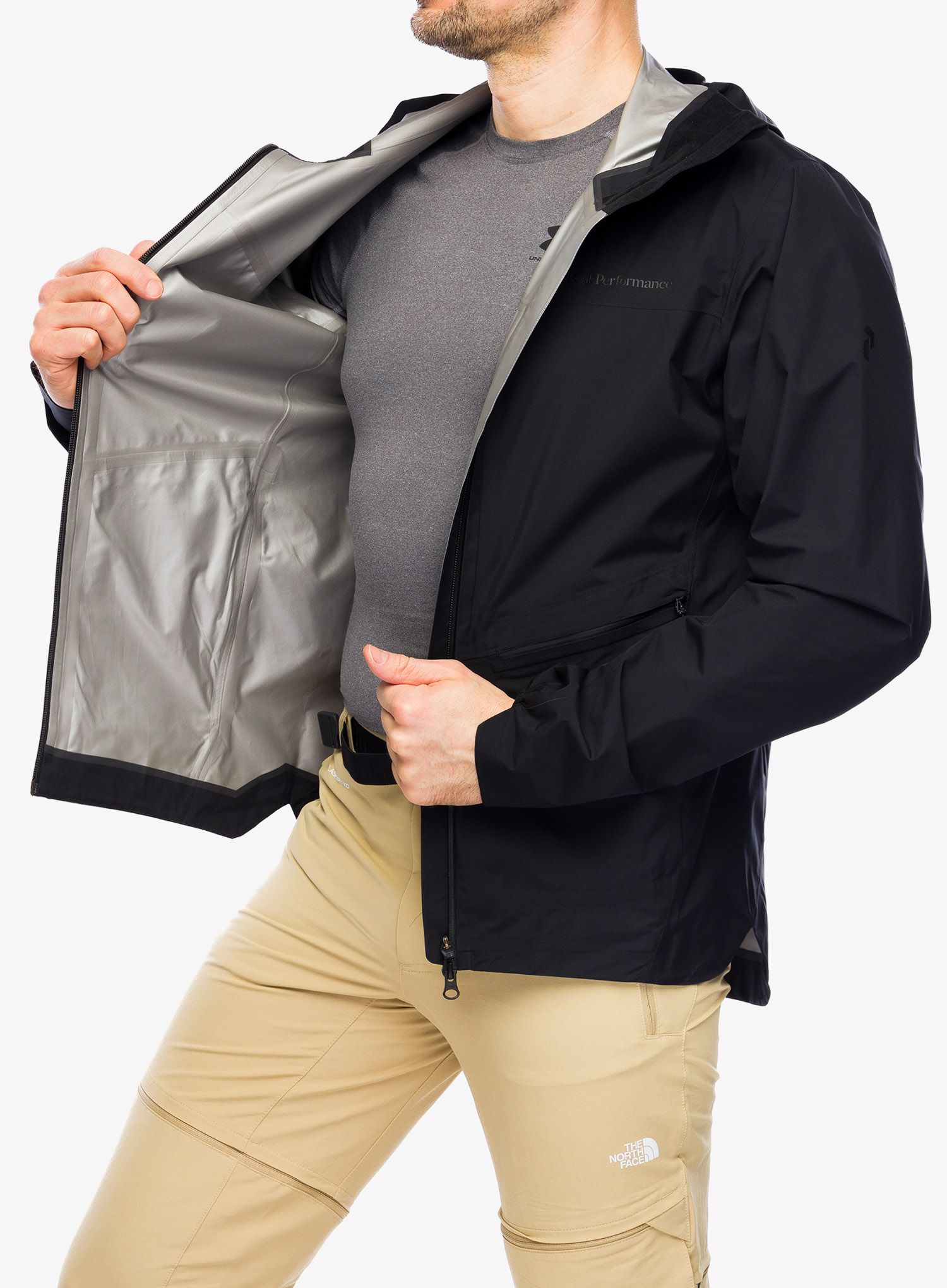 Nepremočljiva jakna Peak Perfomance Commuter GORE-TEX Paclite Jacket - black