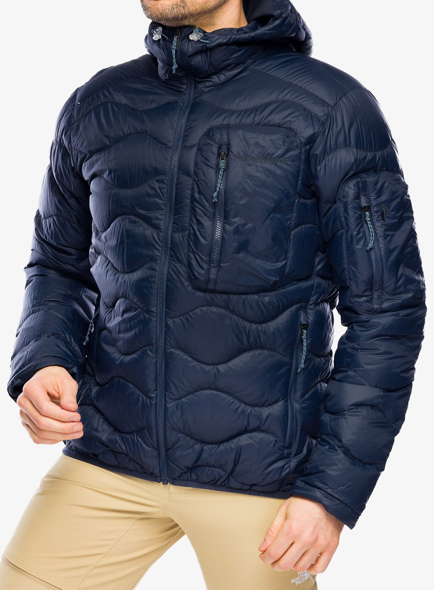 Puhovka Peak Perfomance Helium Utility Down Hood - blue shadow