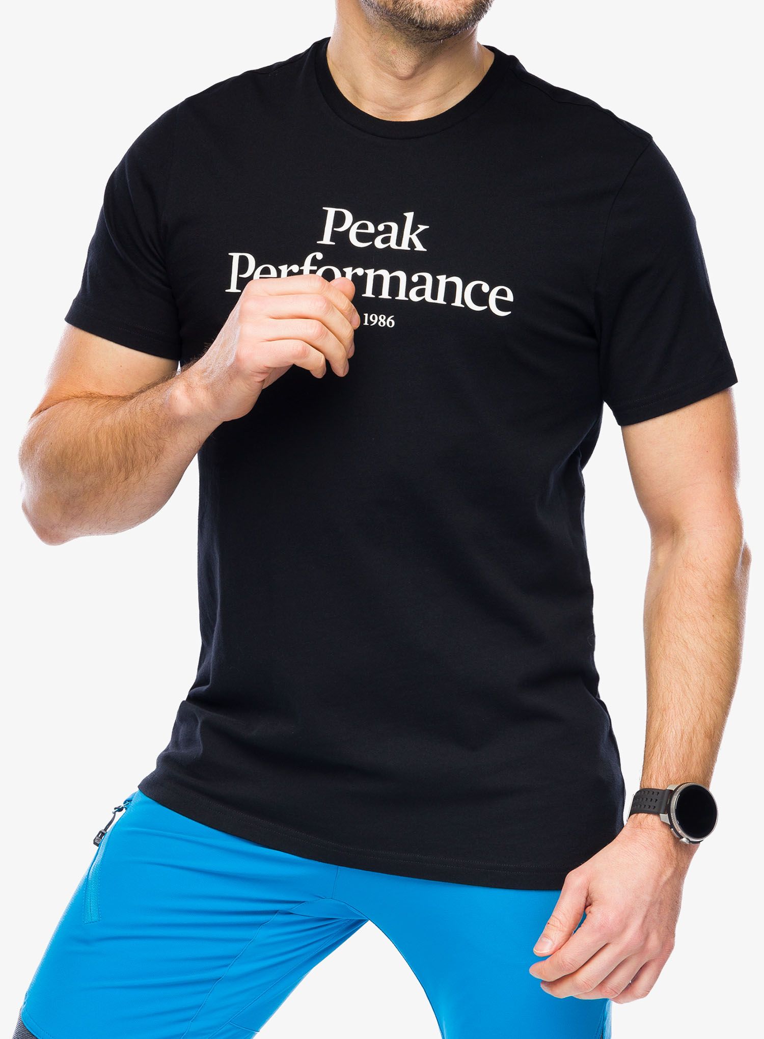 Bombažna majica Peak Perfomance Original Tee - black/black