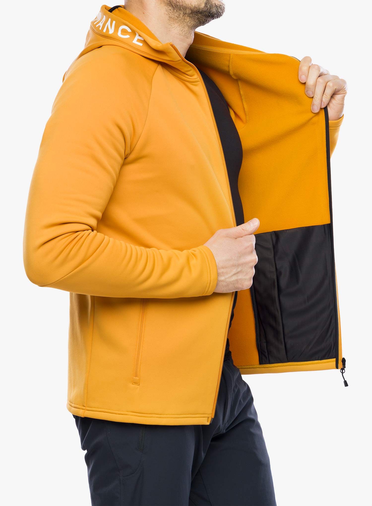 Jopica z zadrgo Peak Perfomance Rider Zip Hood - desert blow