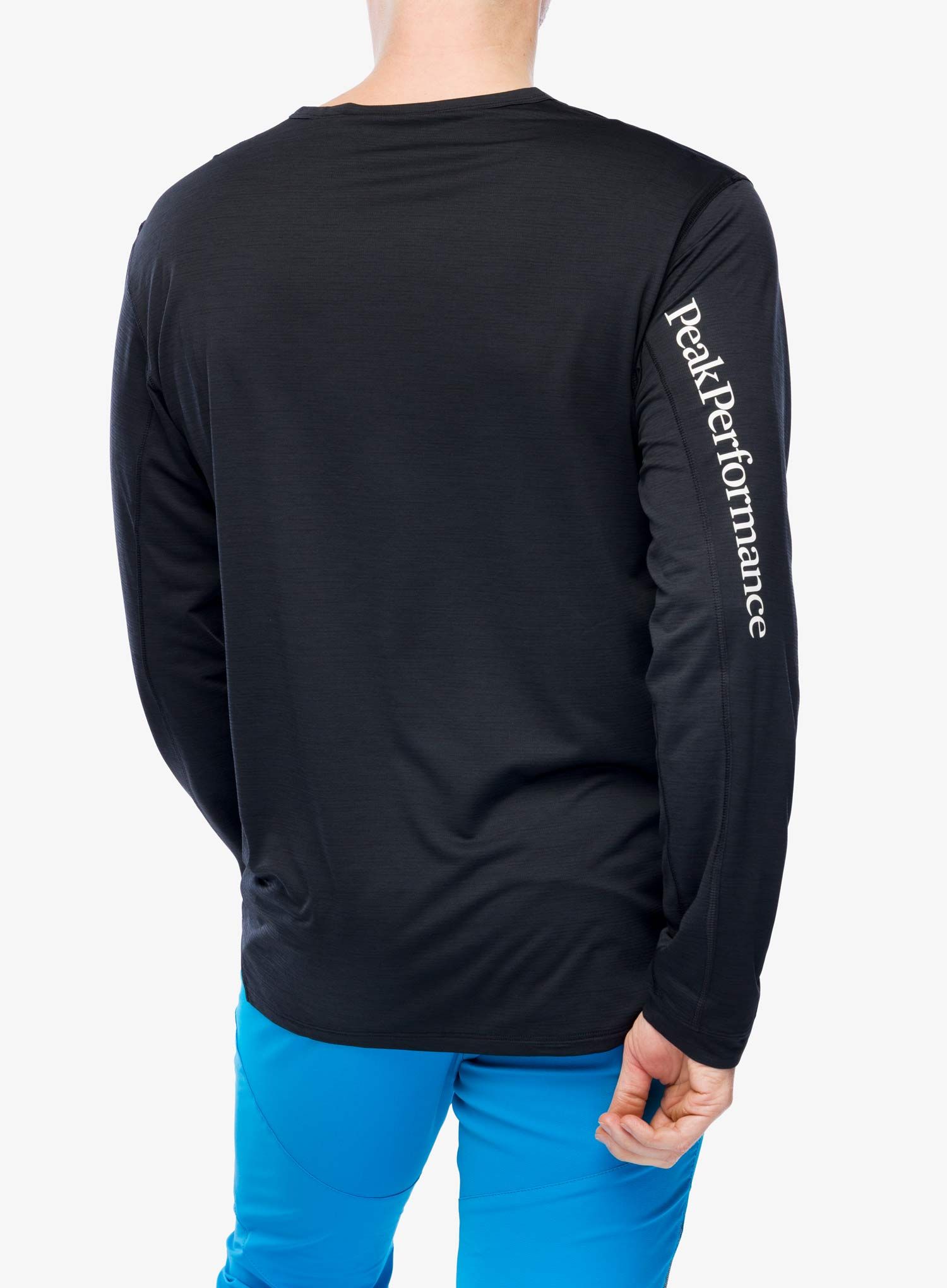 Puloverji brez kapuce Peak Perfomance Trail LS - black