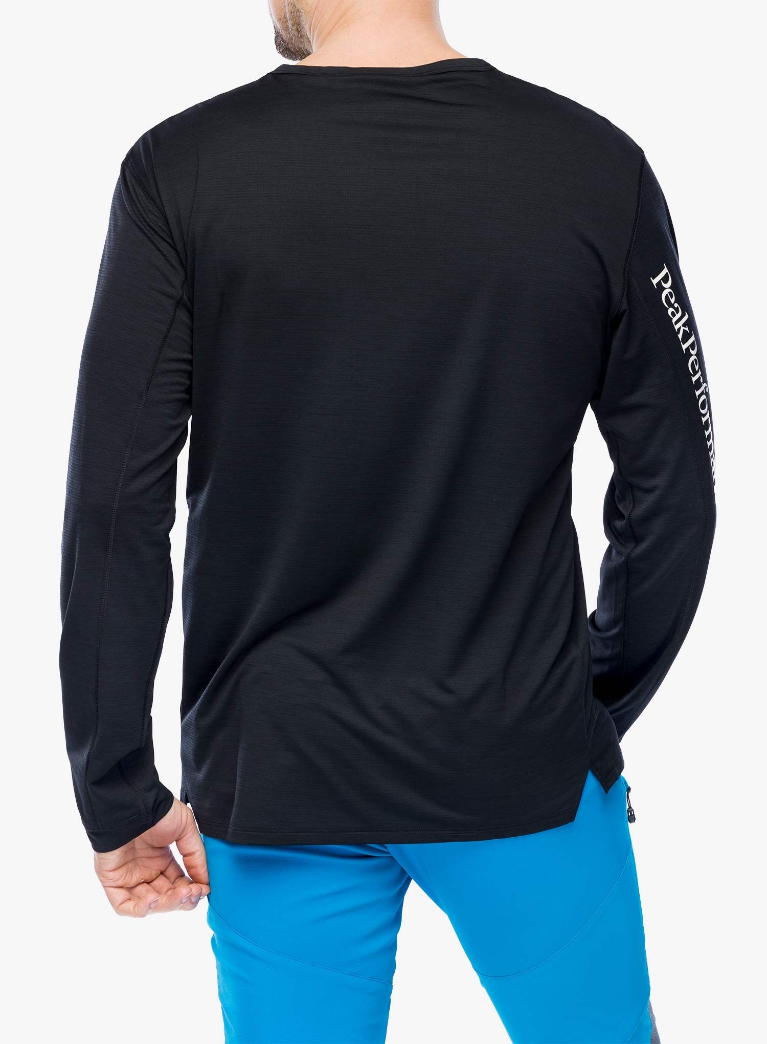 Puloverji brez kapuce Peak Perfomance Trail LS - black