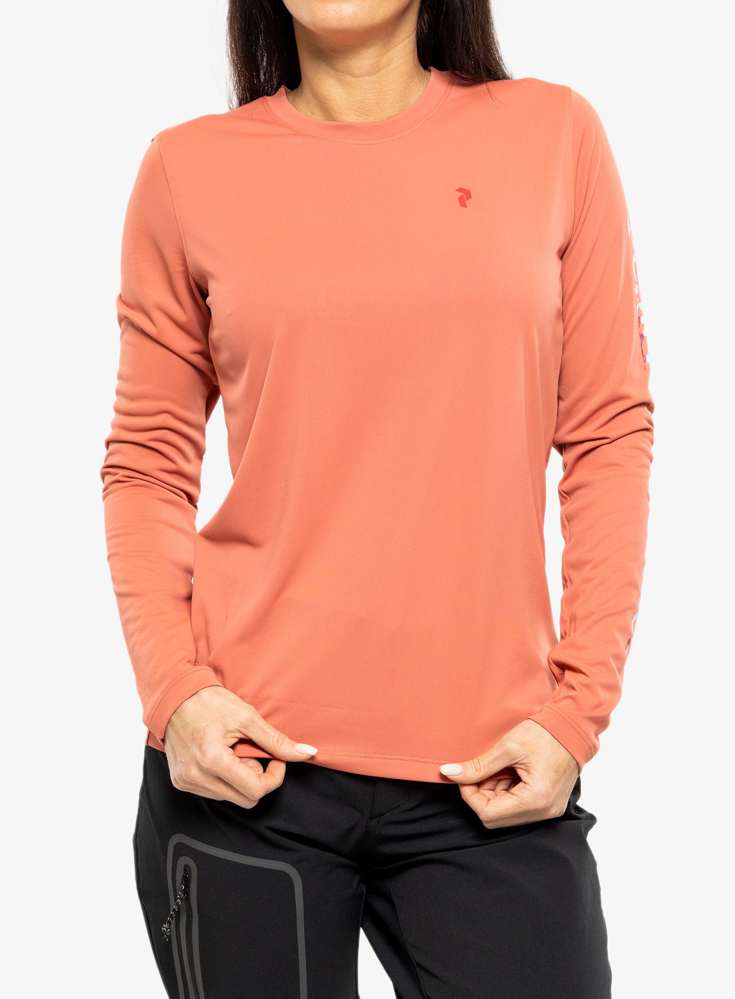 Ženski longsleeve Peak Performance Alum Light Long Sleeve - trek pink