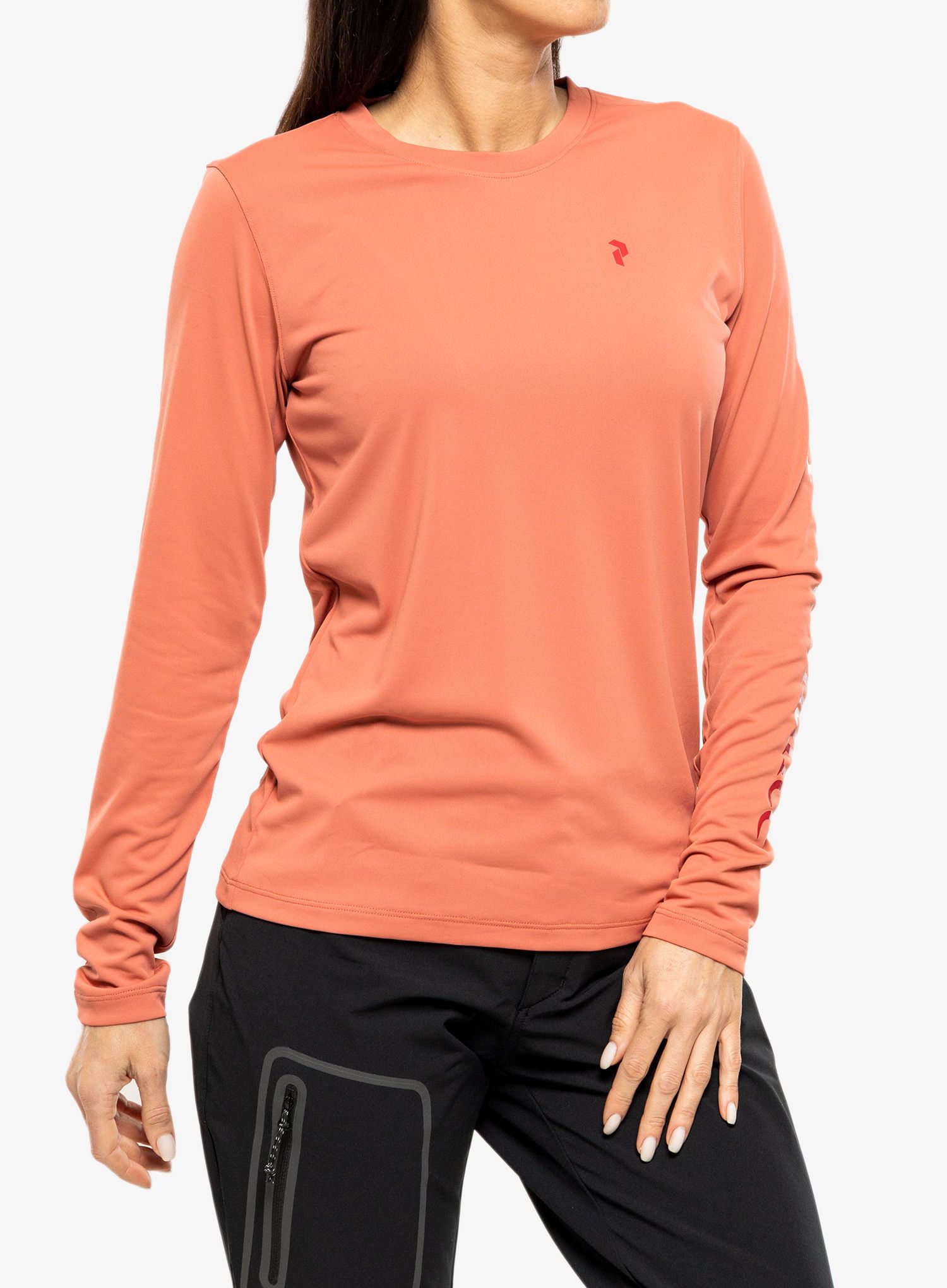 Ženski longsleeve Peak Performance Alum Light Long Sleeve - trek pink