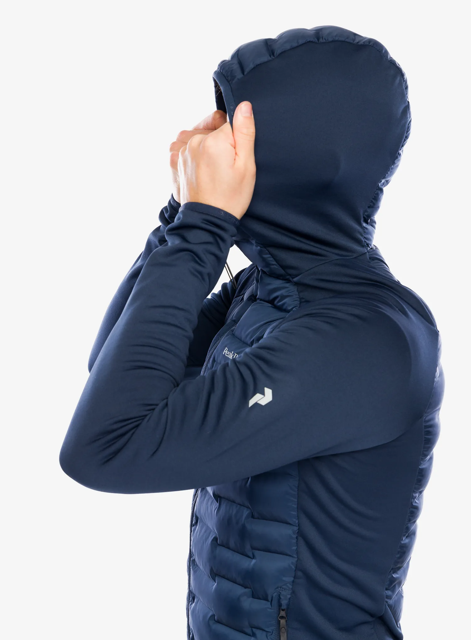 Jakna Peak Performance Argon Hybrid Hood - blue shadow