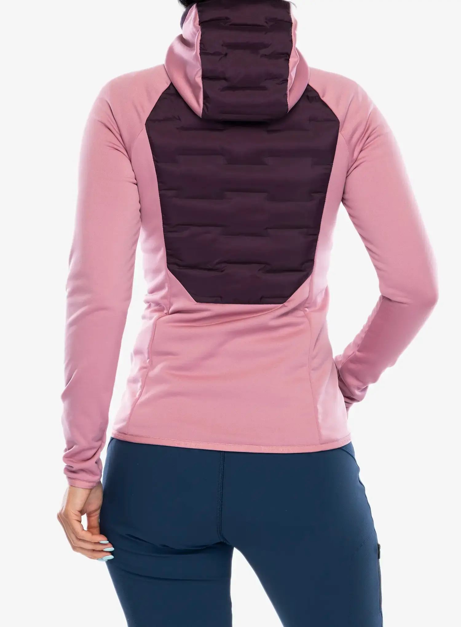 Ženska hibridna jakna Peak Performance Argon Hybrid Hood - mystic purple