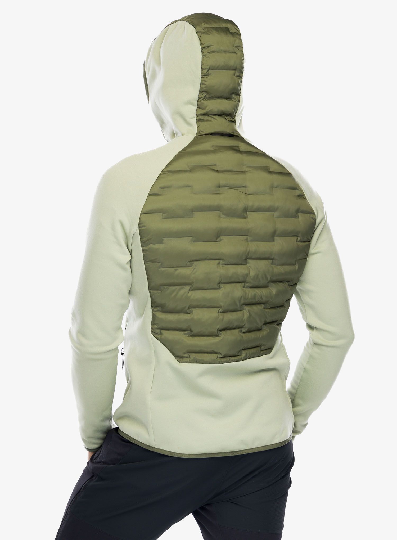 Jakna Peak Performance Argon Hybrid Hood - pine needle