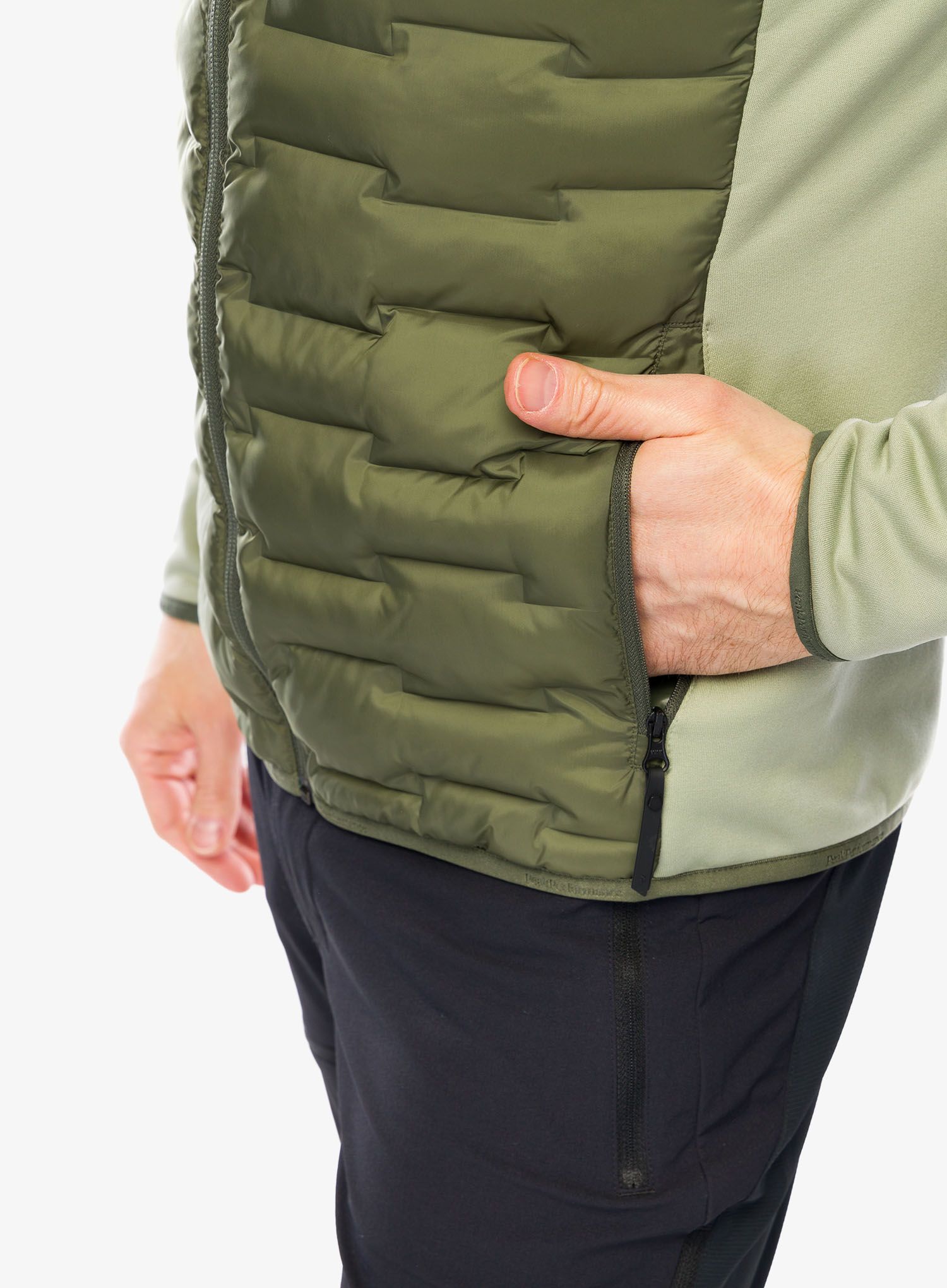 Jakna Peak Performance Argon Hybrid Hood - pine needle