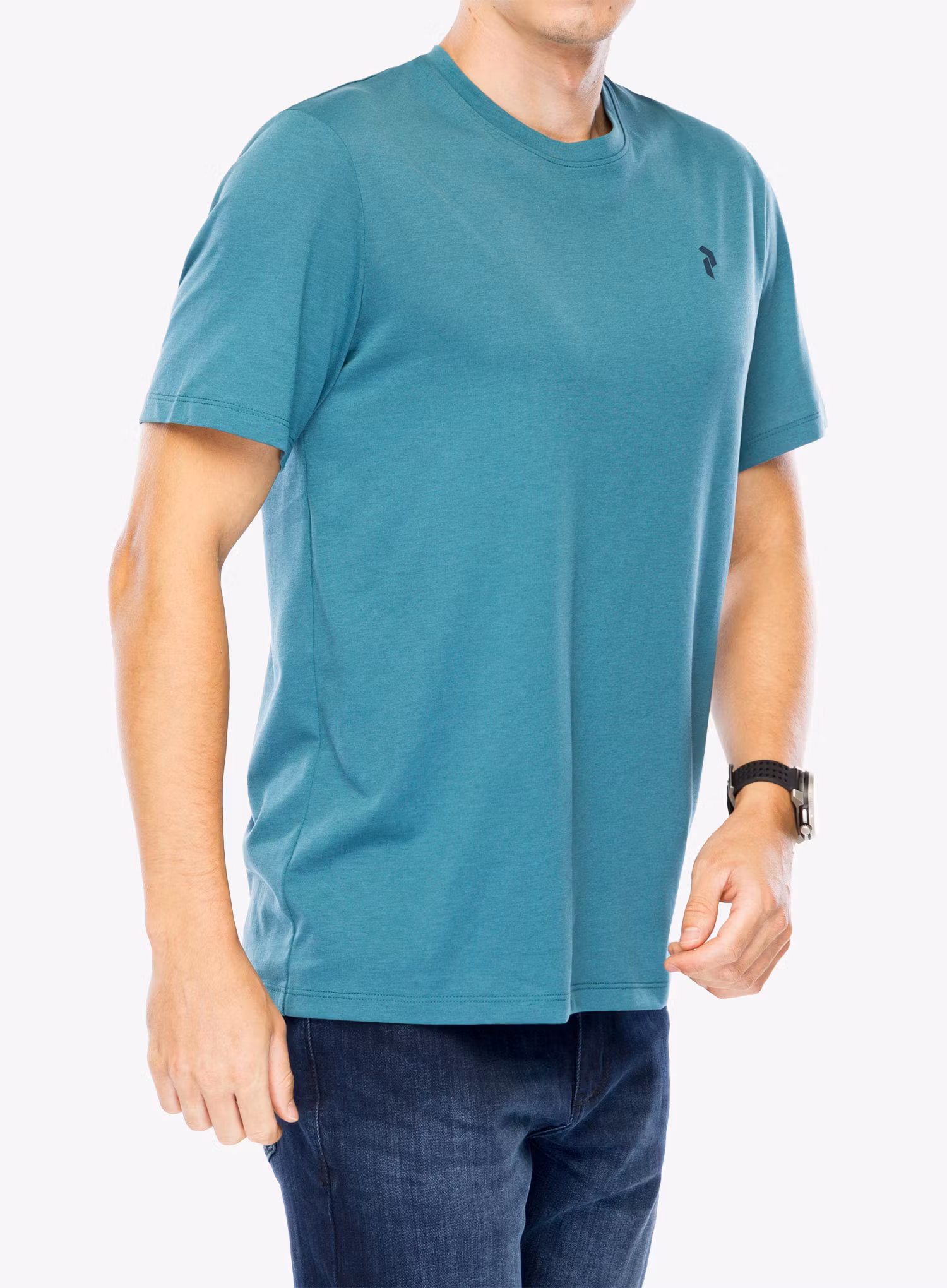 Majica s potiskom Peak Performance Explore Graphic Tee - hydro fresh