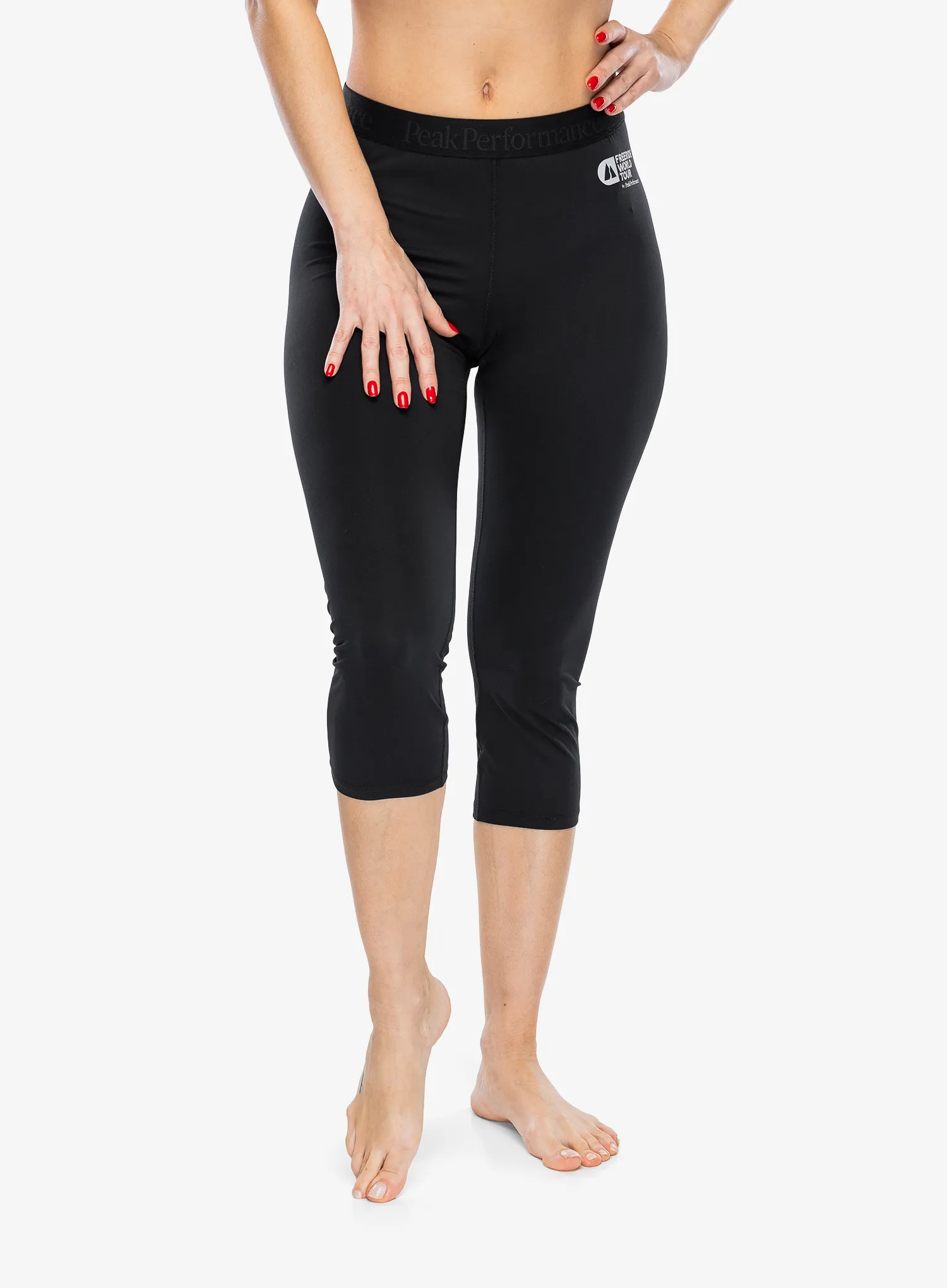 Ženske termo pajkice Peak Performance FWT Spirit Short John - black