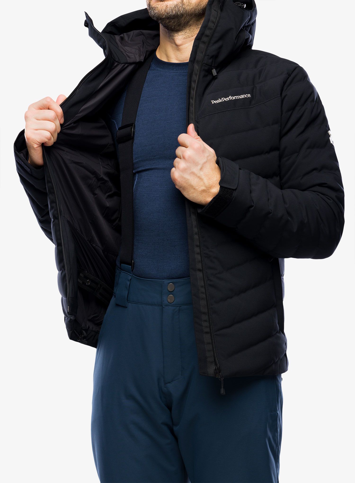 Moška smučarska jakna Peak Performance Frost Ski Down Jacket - black/black