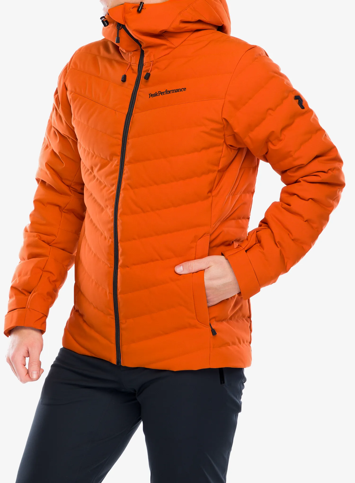 Smučarska jakna Peak Performance Frost Ski Down Jacket - gold flame