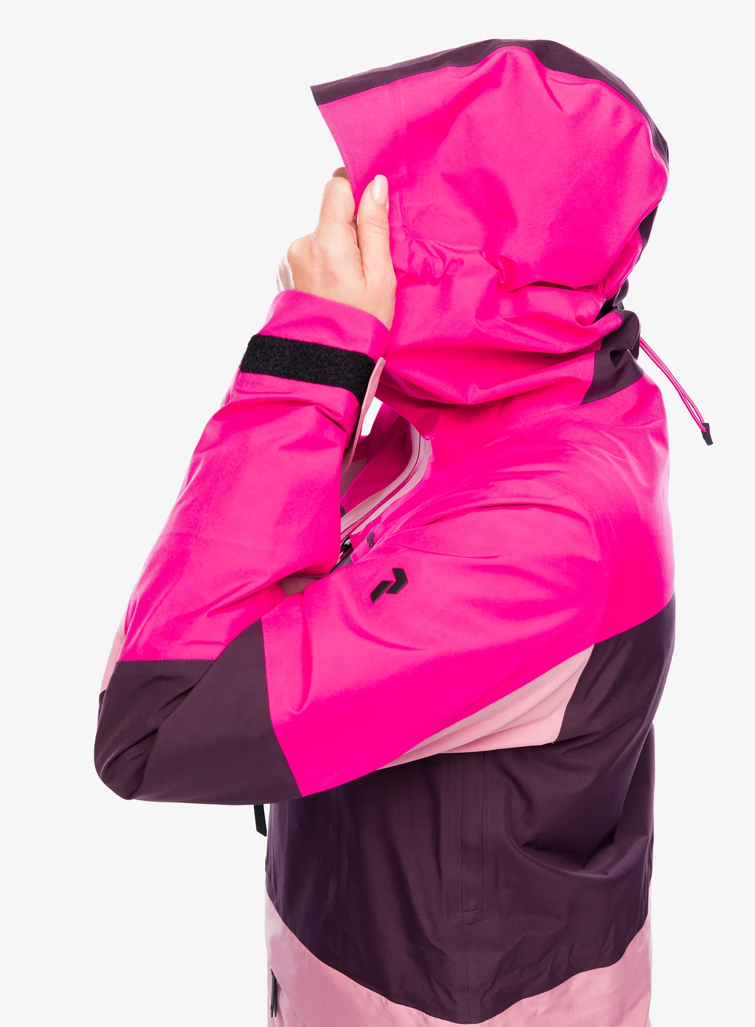 Ženska smučarska jakna Peak Performance Gravity GORE-TEX 3L Jacket - beetroot/purple/bitter root